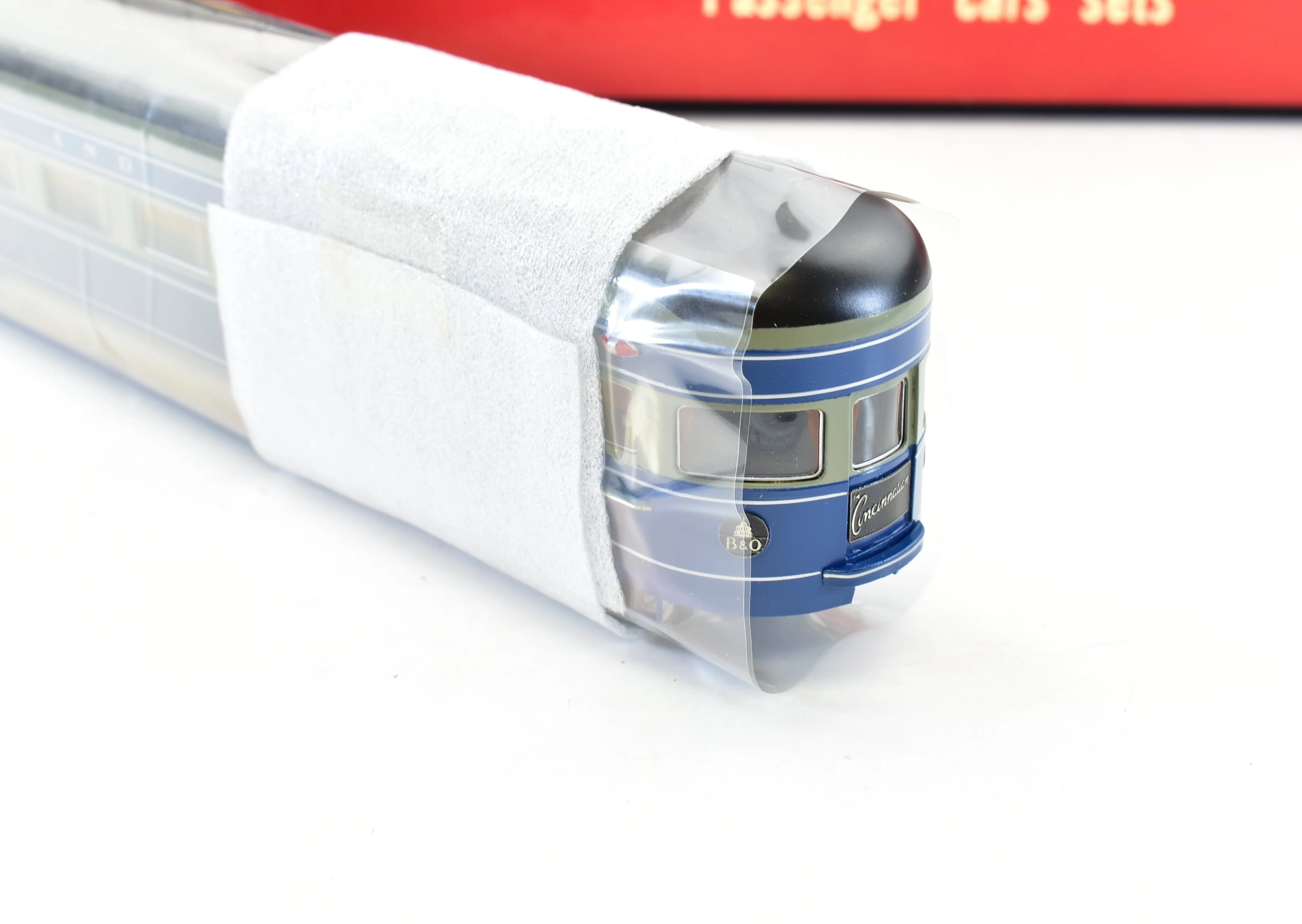 HO Brass Key Imports B&O - Baltimore & Ohio "Cincinnatian" P-7d and 5 Coach Train Set FP CS-22 - Image 31