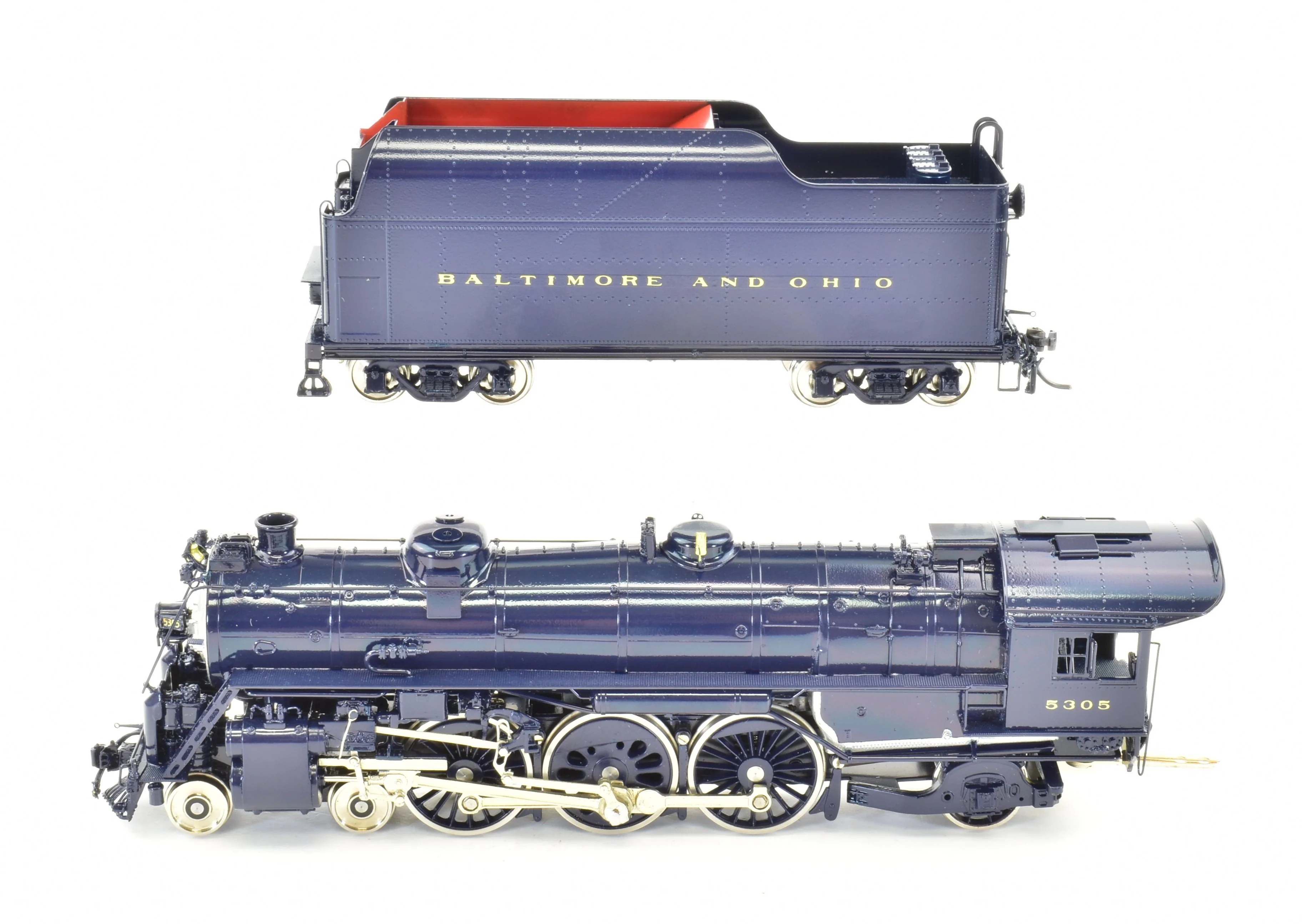 HO Brass Key Imports B&O - Baltimore & Ohio - P-7C 4-6-2 Pacific Custom Series #47 FP - Image 3