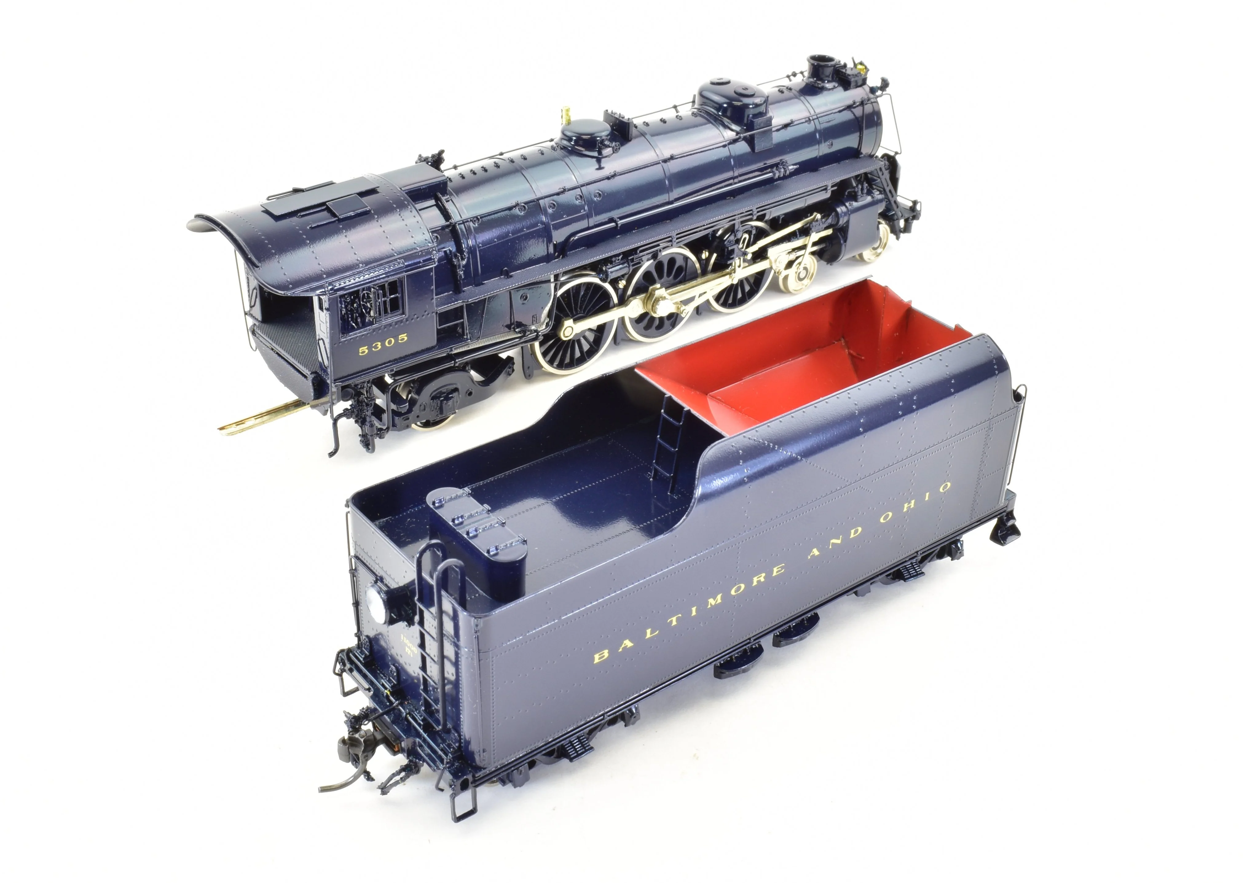 HO Brass Key Imports B&O - Baltimore & Ohio - P-7C 4-6-2 Pacific Custom Series #47 FP - Image 8