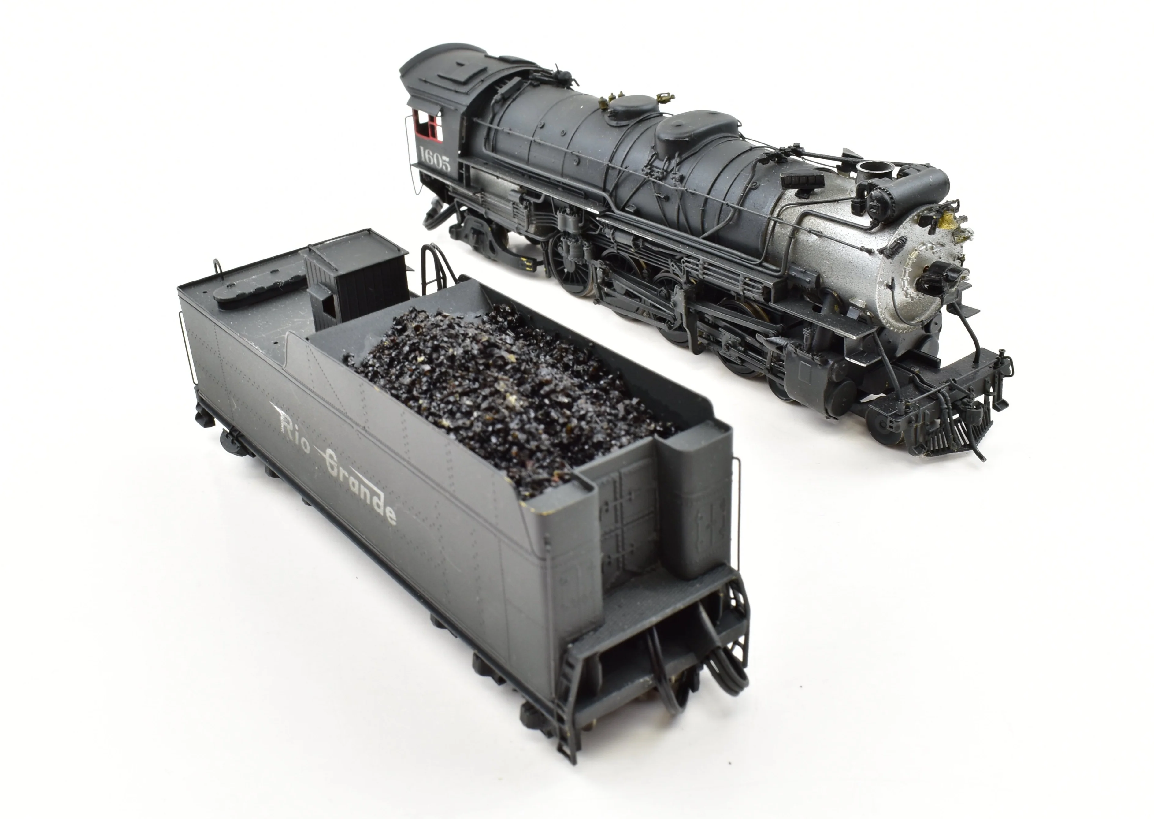 HO Brass Key Imports D&RGW - Denver & Rio Grande Western M-75 4-8-2 Mountain Custom Painted DCC & Sound - Image 7