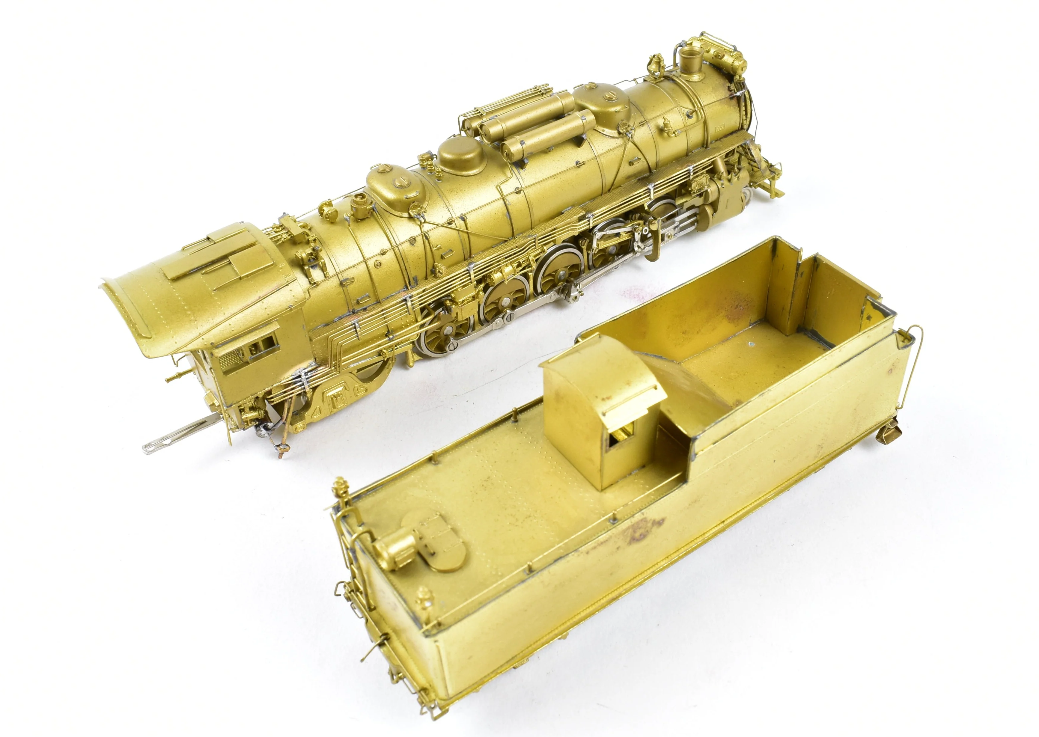 HO Brass Key Imports DM&IR - Duluth Missabe and Iron Range Class 2-10-2 "Santa Fe" AS-IS - Image 8