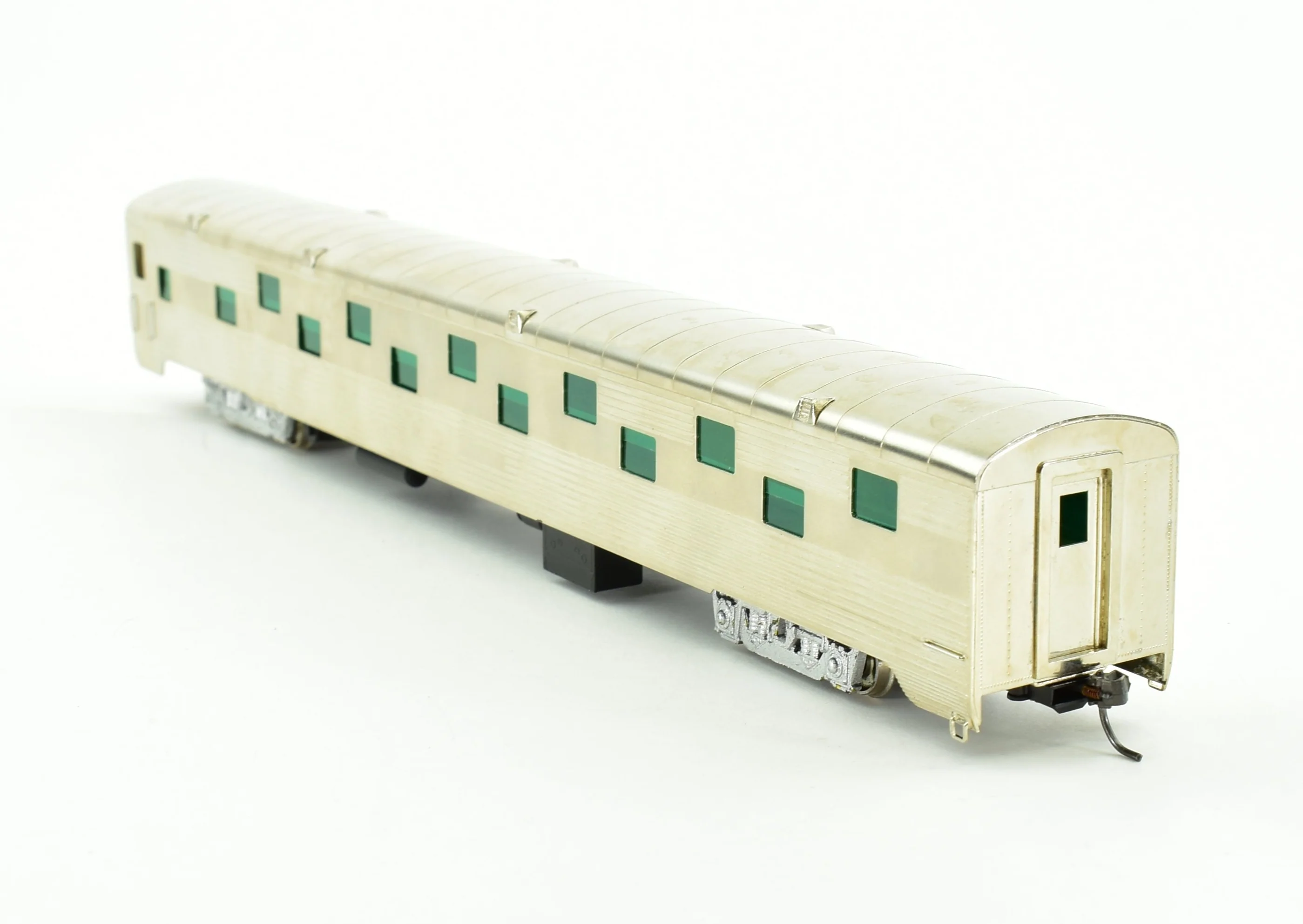 HO Brass Lambert ATSF - Santa Fe Pullman 24 Roomette Sleeper Plated with Trucks - Image 6