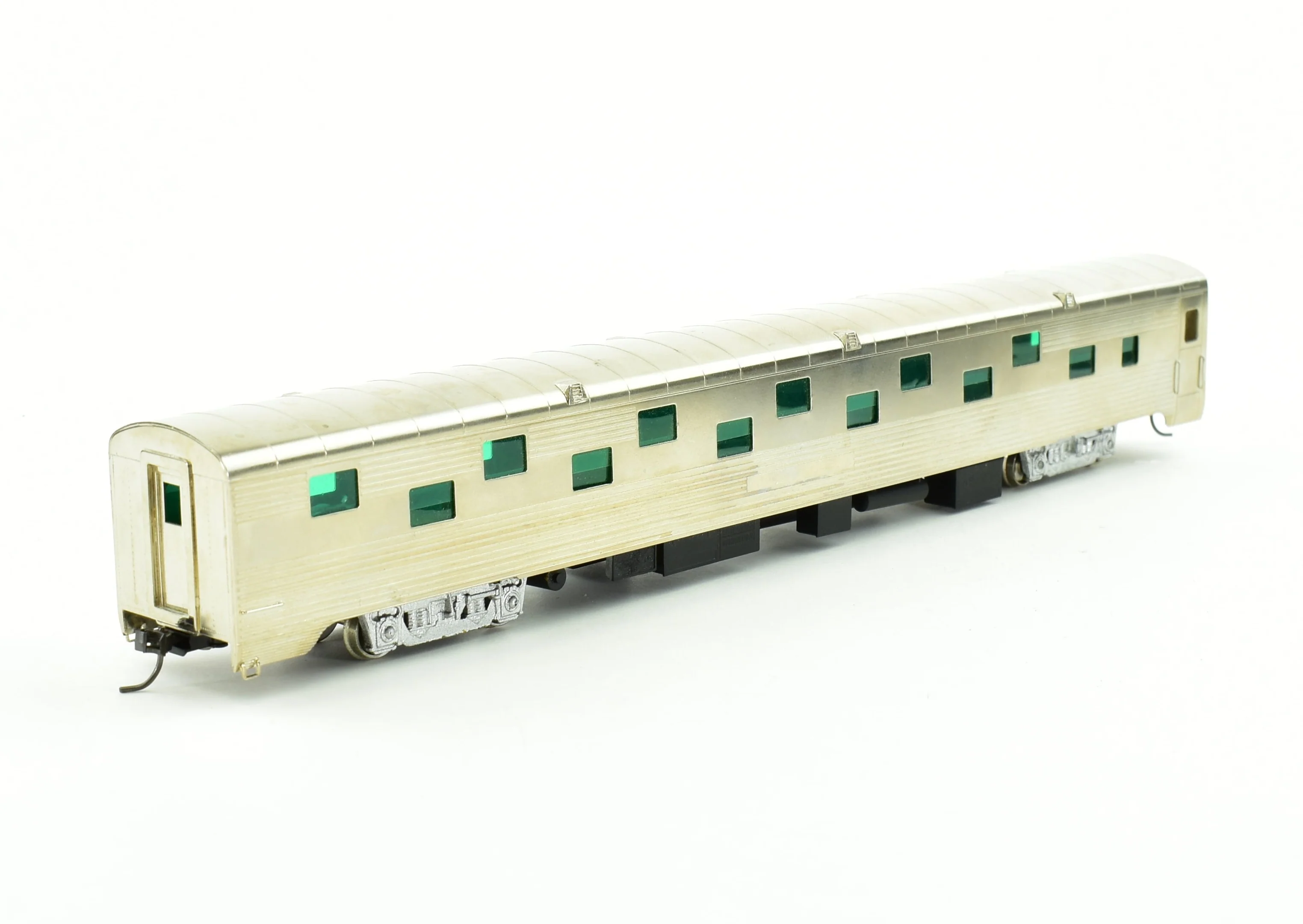 HO Brass Lambert ATSF - Santa Fe Pullman 24 Roomette Sleeper Plated with Trucks - Image 7
