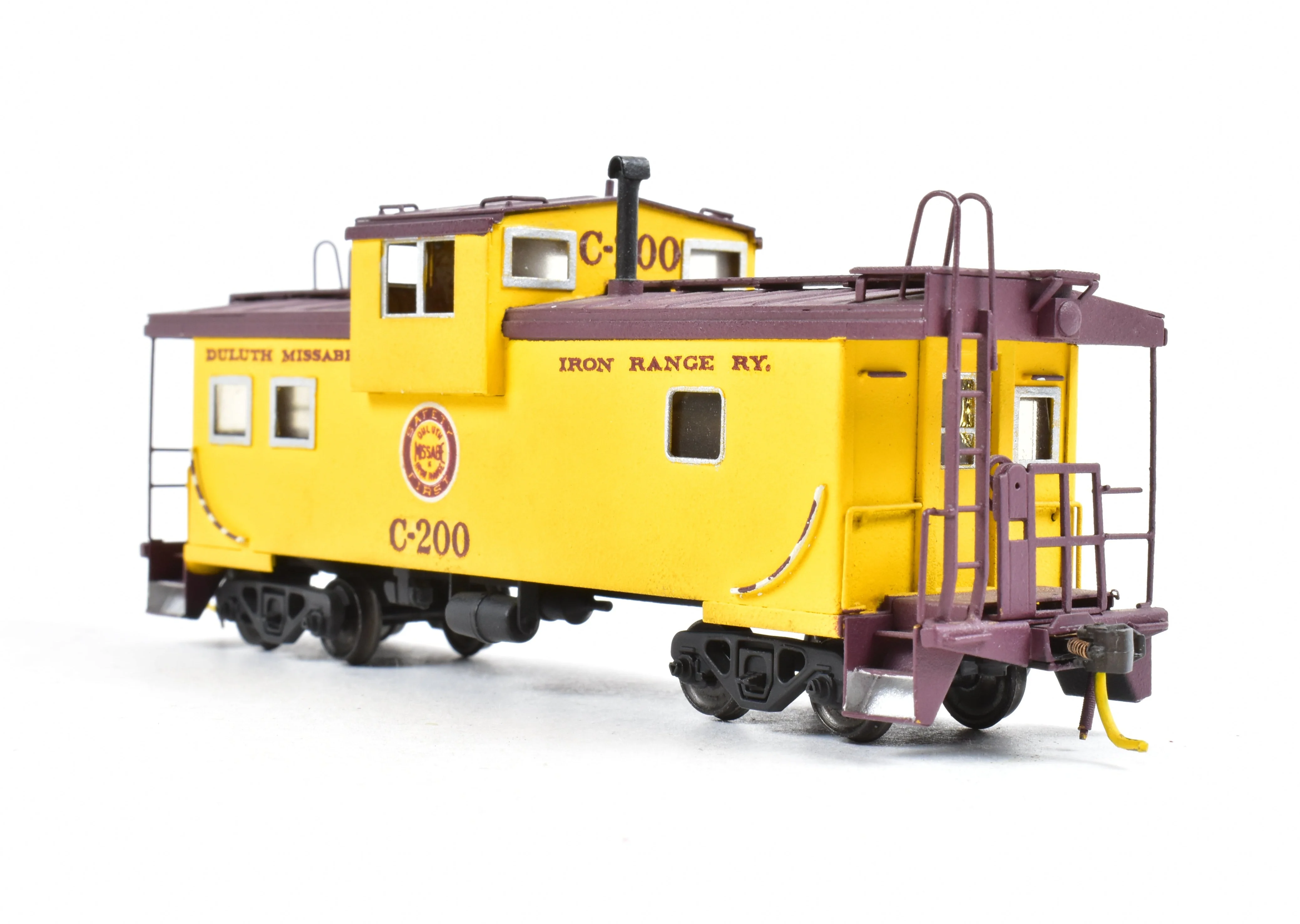 HO Brass LMB Models Inc. DM&IR - Duluth Missabe & Iron Range International Wide Vision Caboose CP NO BOX - Image 3