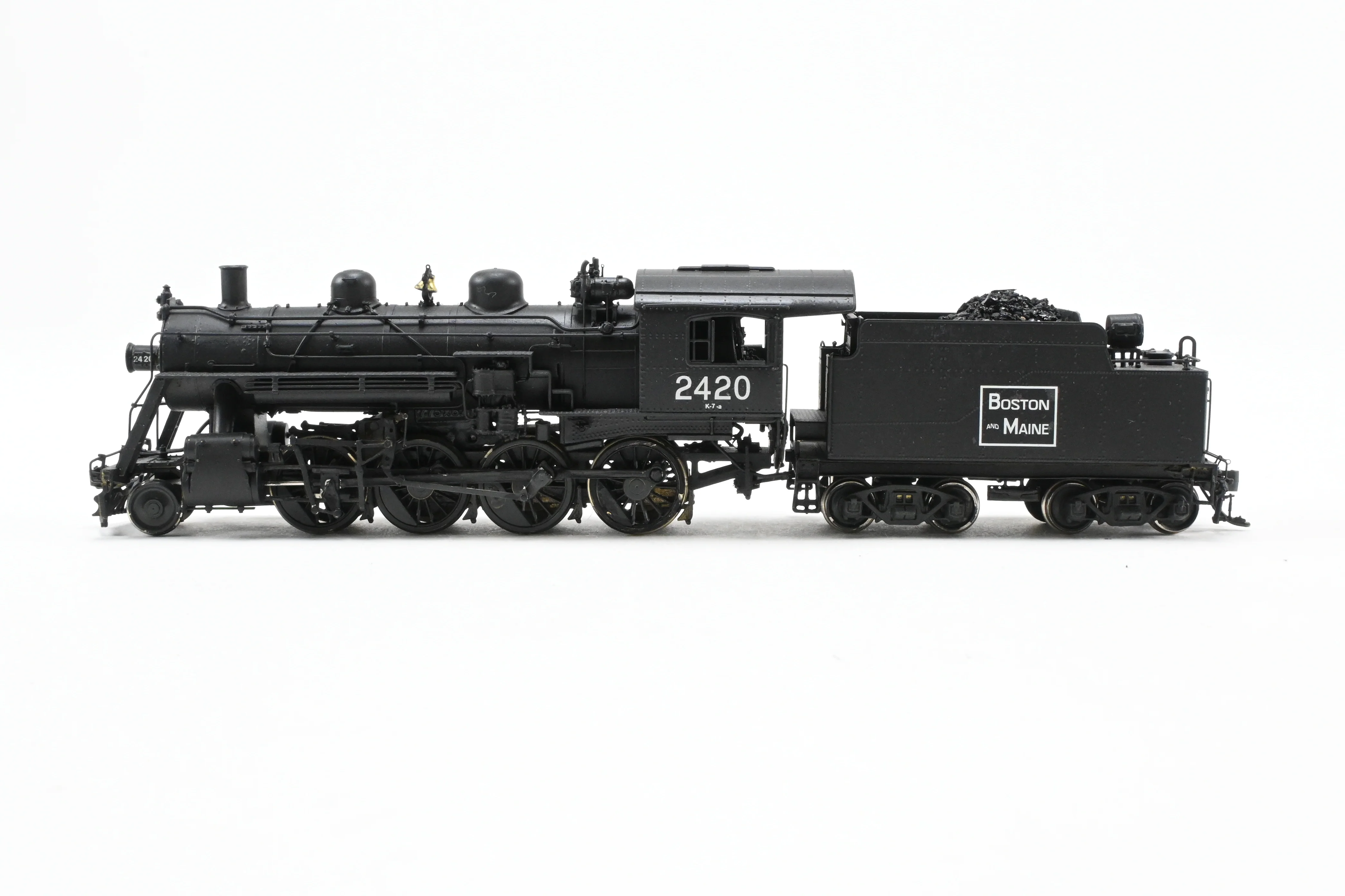 HO Brass NERS - New England Rail Service B&M - Boston & Maine Class K-7A 2-8-0 CP No. 2420 - Image 3