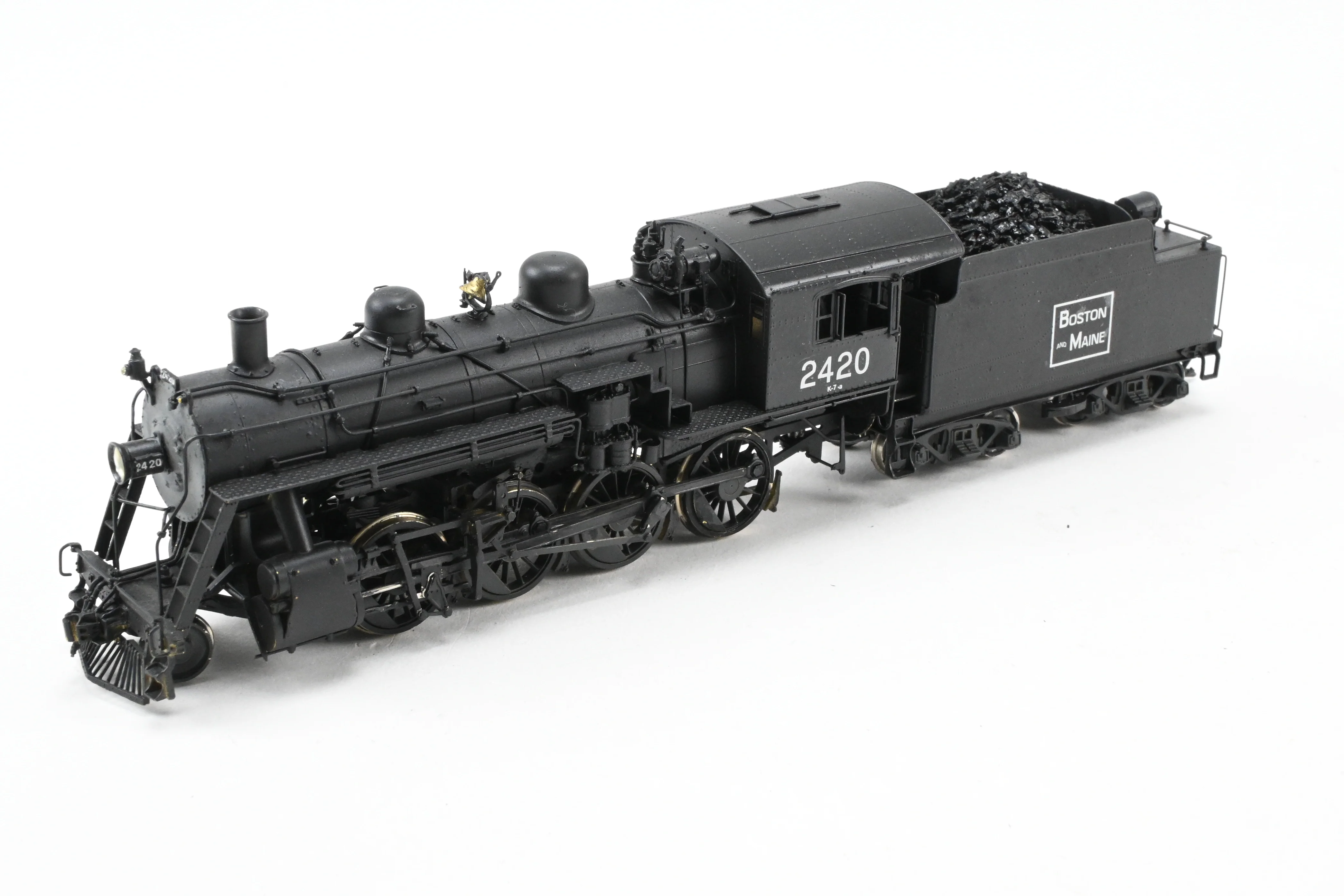 HO Brass NERS - New England Rail Service B&M - Boston & Maine Class K-7A 2-8-0 CP No. 2420 - Image 7