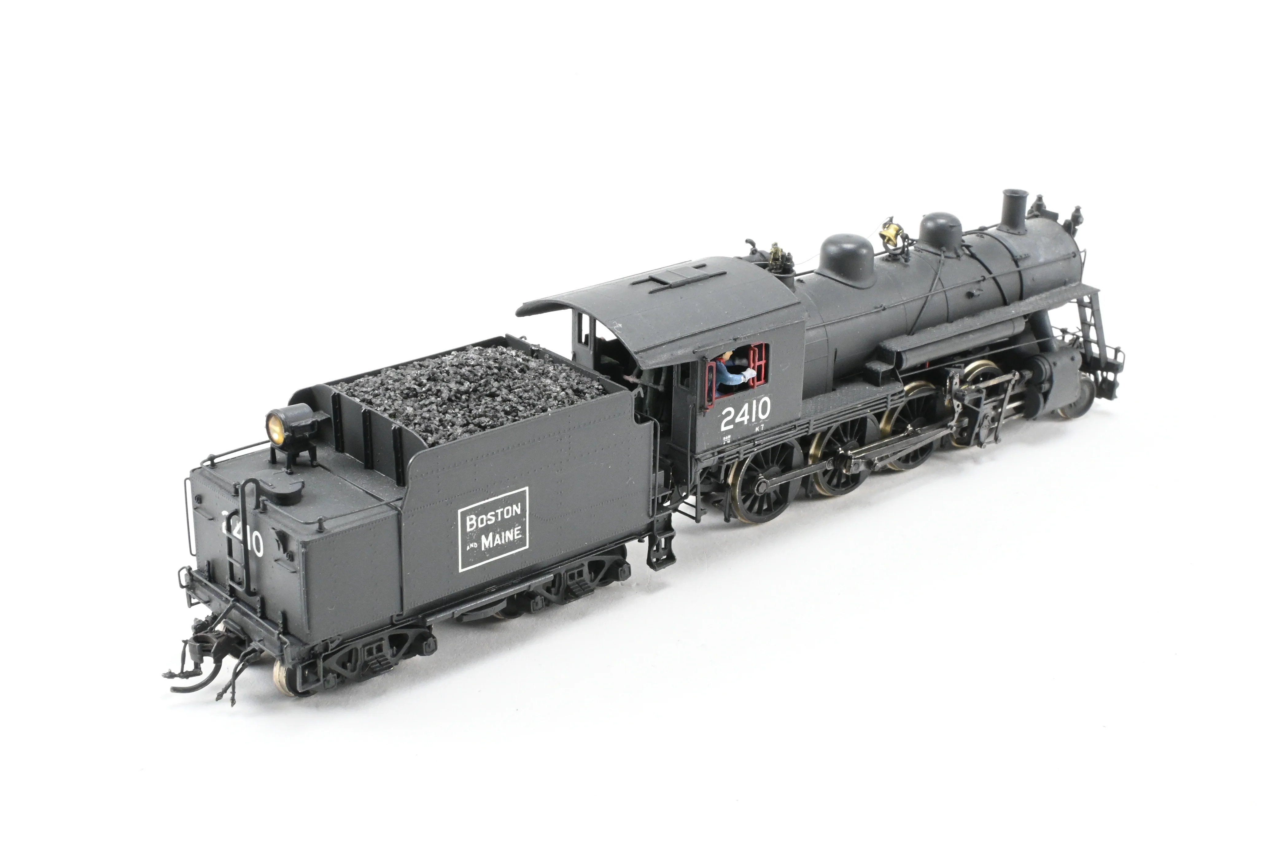 HO Brass NERS - New England Rail Service B&M - Boston & Maine Class K-7A 2-8-0 Consolidation CP No. 2410 REBOXX - Image 9
