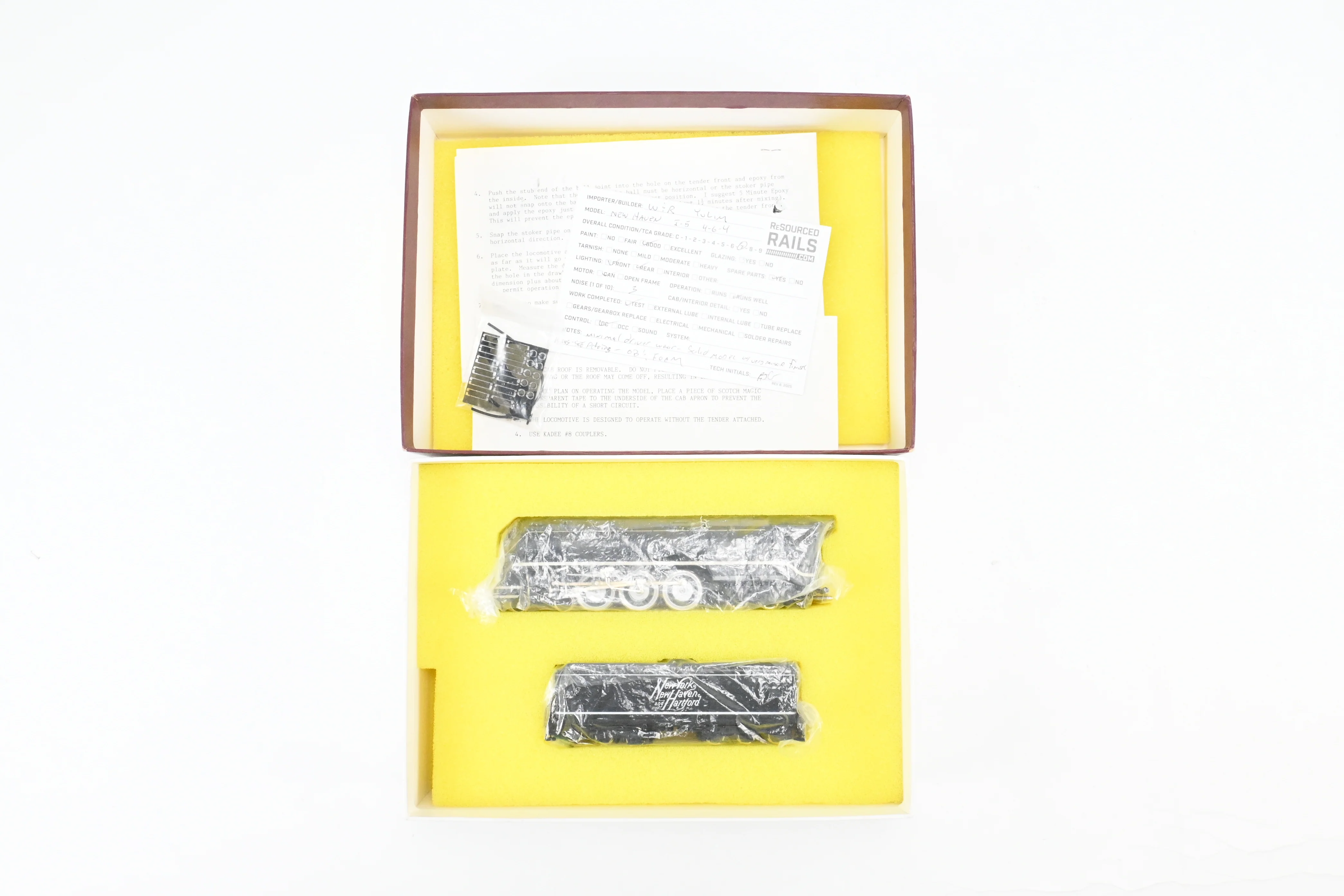 HO Brass CON W&R Enterprises NH - New Haven I-5 4-6-4 Hudson Version 3 FP No. 1404 - Image 22