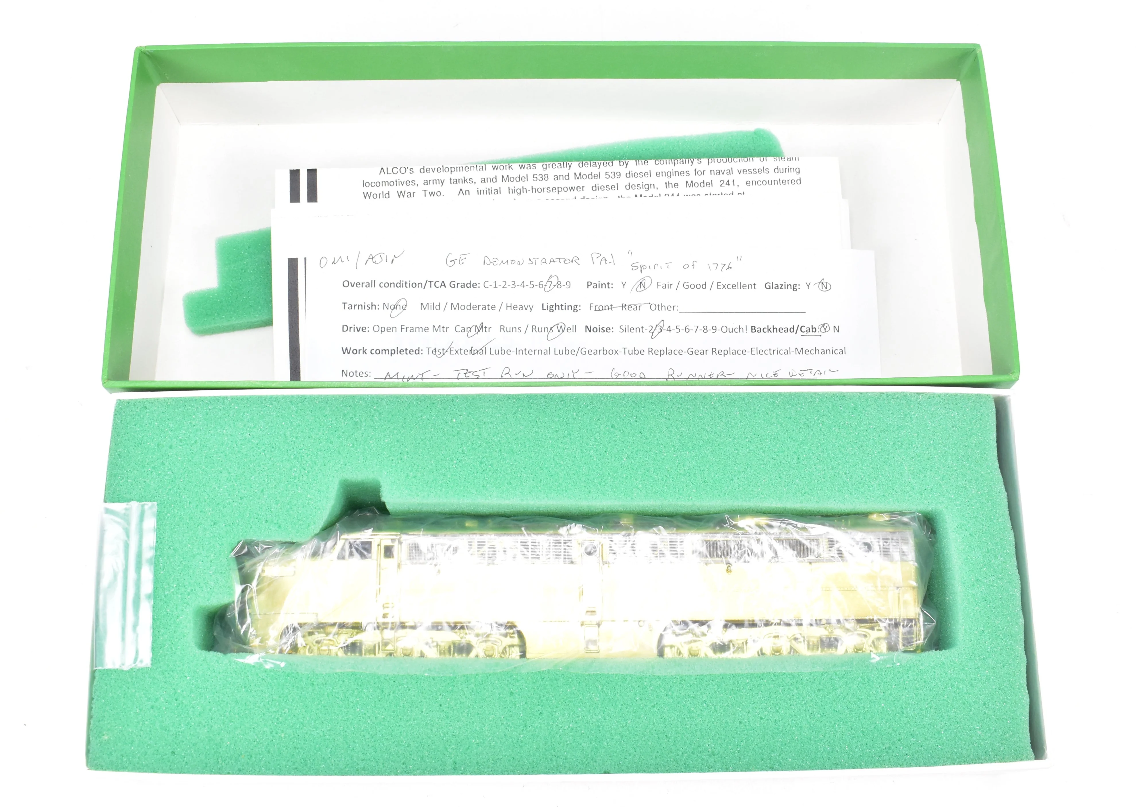 HO Brass OMI - Overland Models, Inc. Various Roads Alco/General Electric PA-1 Demonstrator "Spirit of 1776" - Image 20