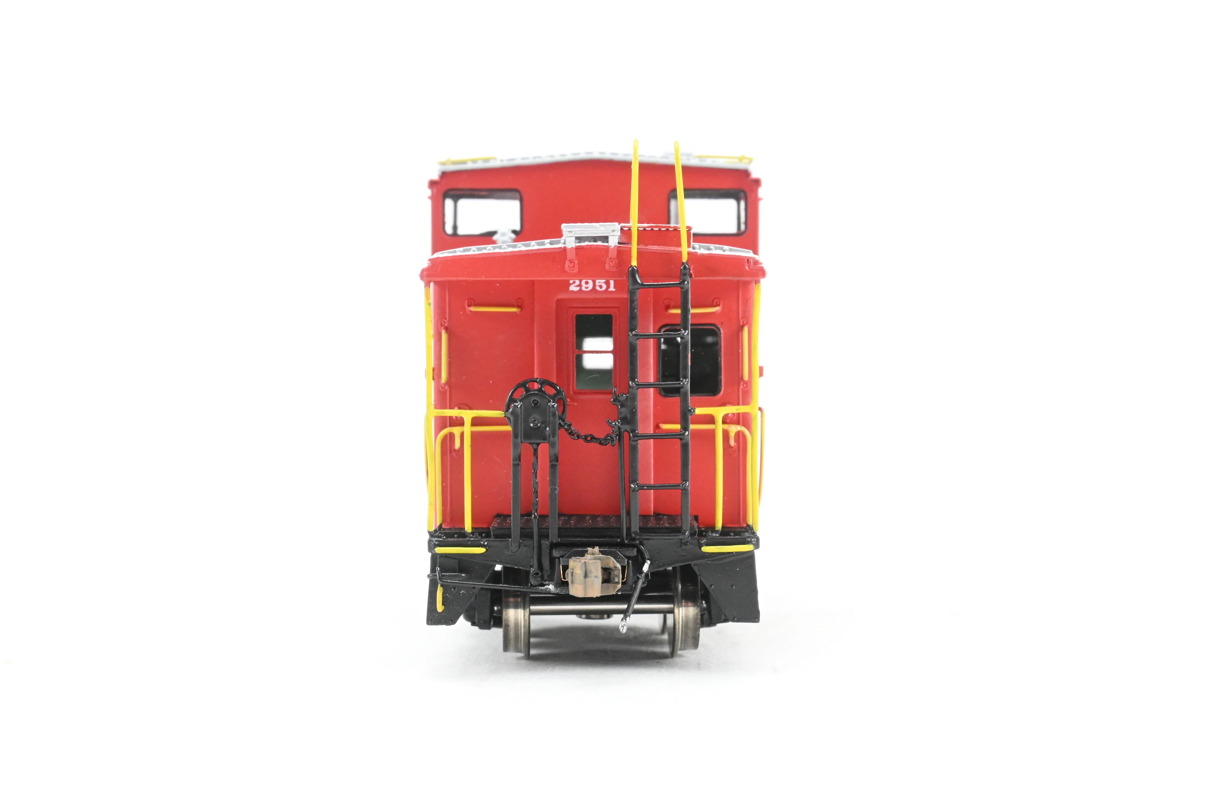 HO Brass OMI - Overland Models, Inc. GM&O - Gulf, Mobile & Ohio International Wide-Vision Caboose FP No. 2951 - Image 10