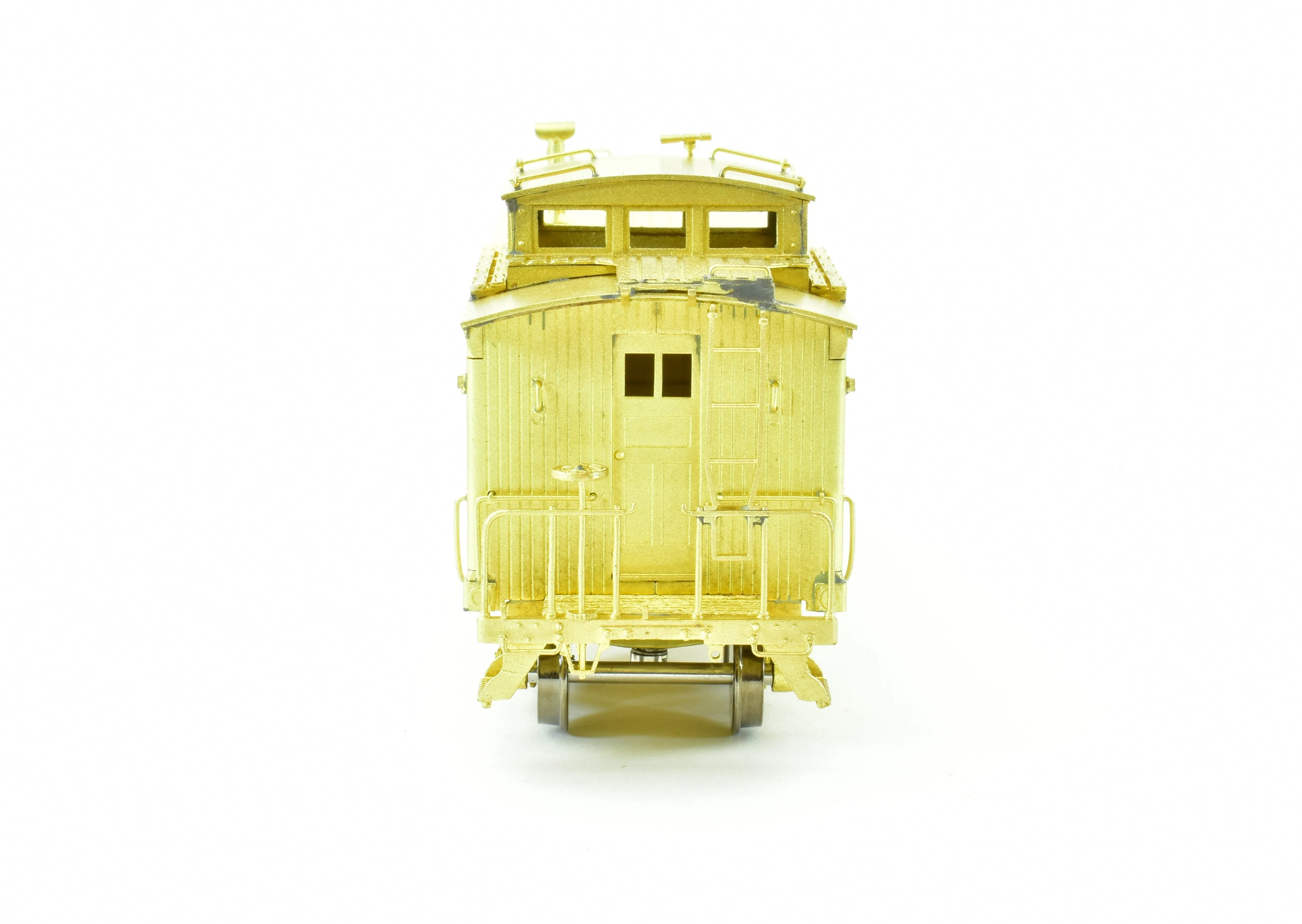 HO Brass OMI - Overland Models, Inc. P&LE - Pittsburgh & Lake Erie NYC Wood Caboose - Image 7