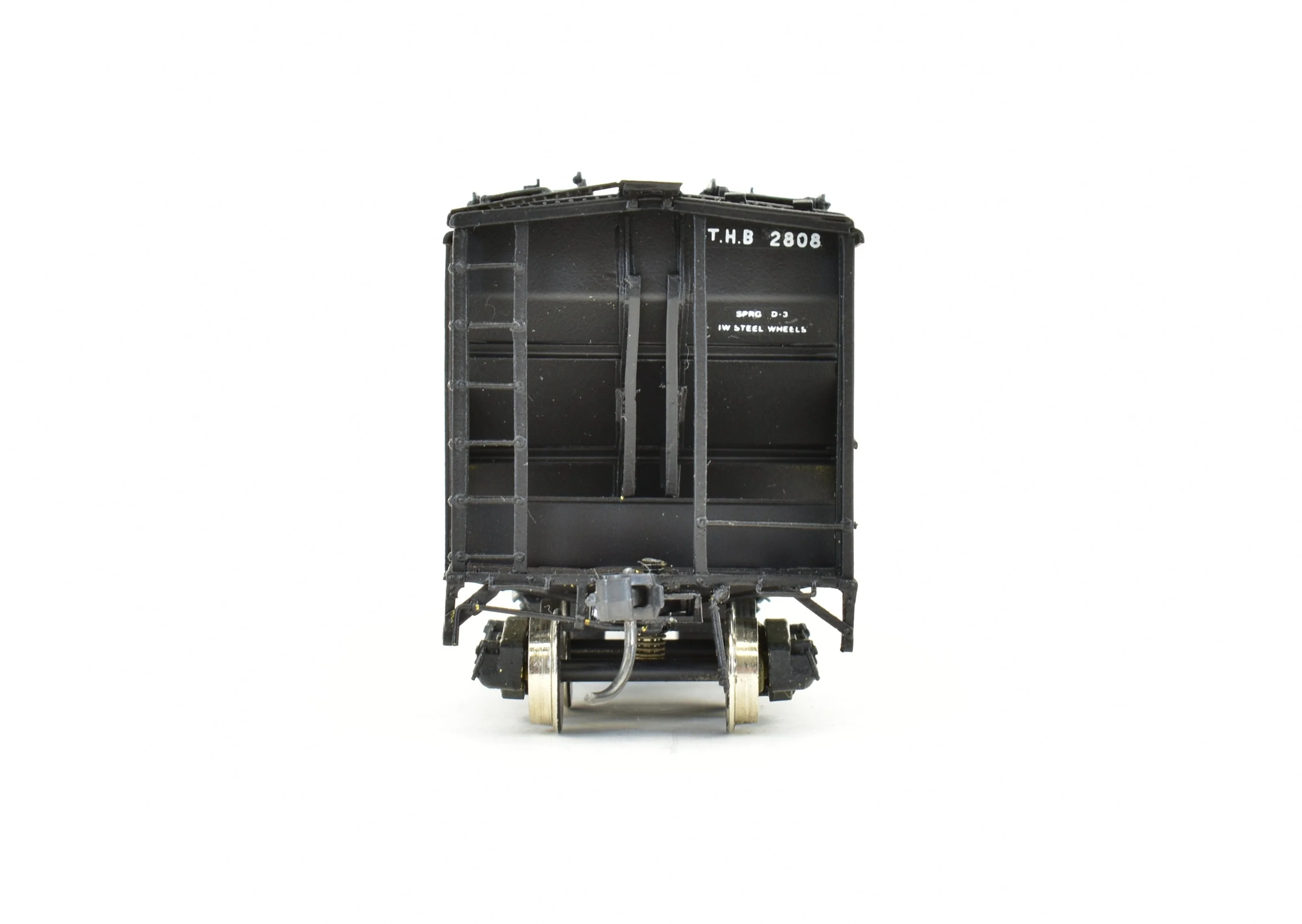 HO Brass OMI - Overland Models, Inc. TH&B - Toronto Hamilton & Buffalo Custom Painted CN Slab Side Covered Hopper - Image 9