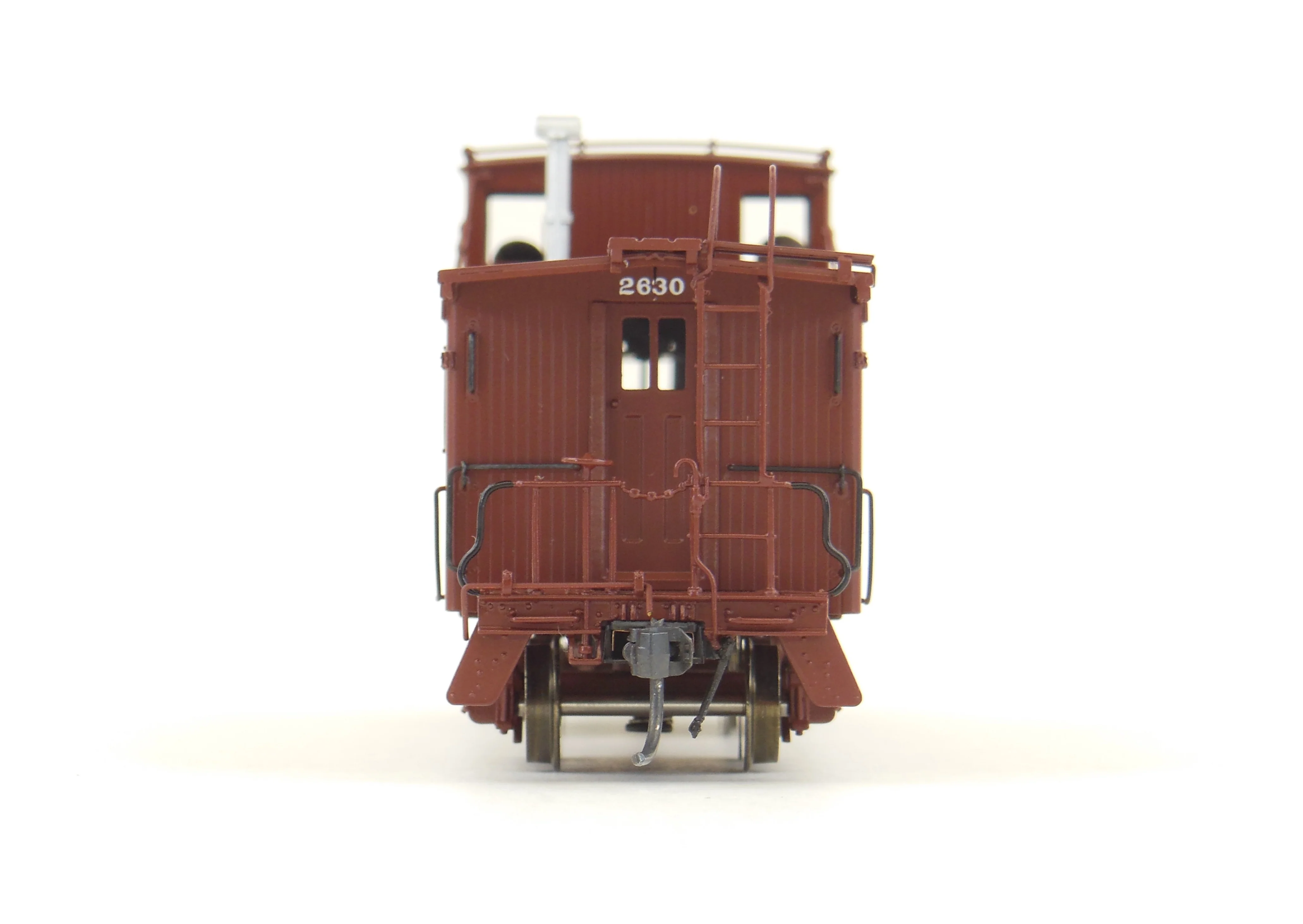 HO Brass OMI - Overland Models, Inc. WAB - Wabash Wood Side Caboose FP #2630 - Image 7