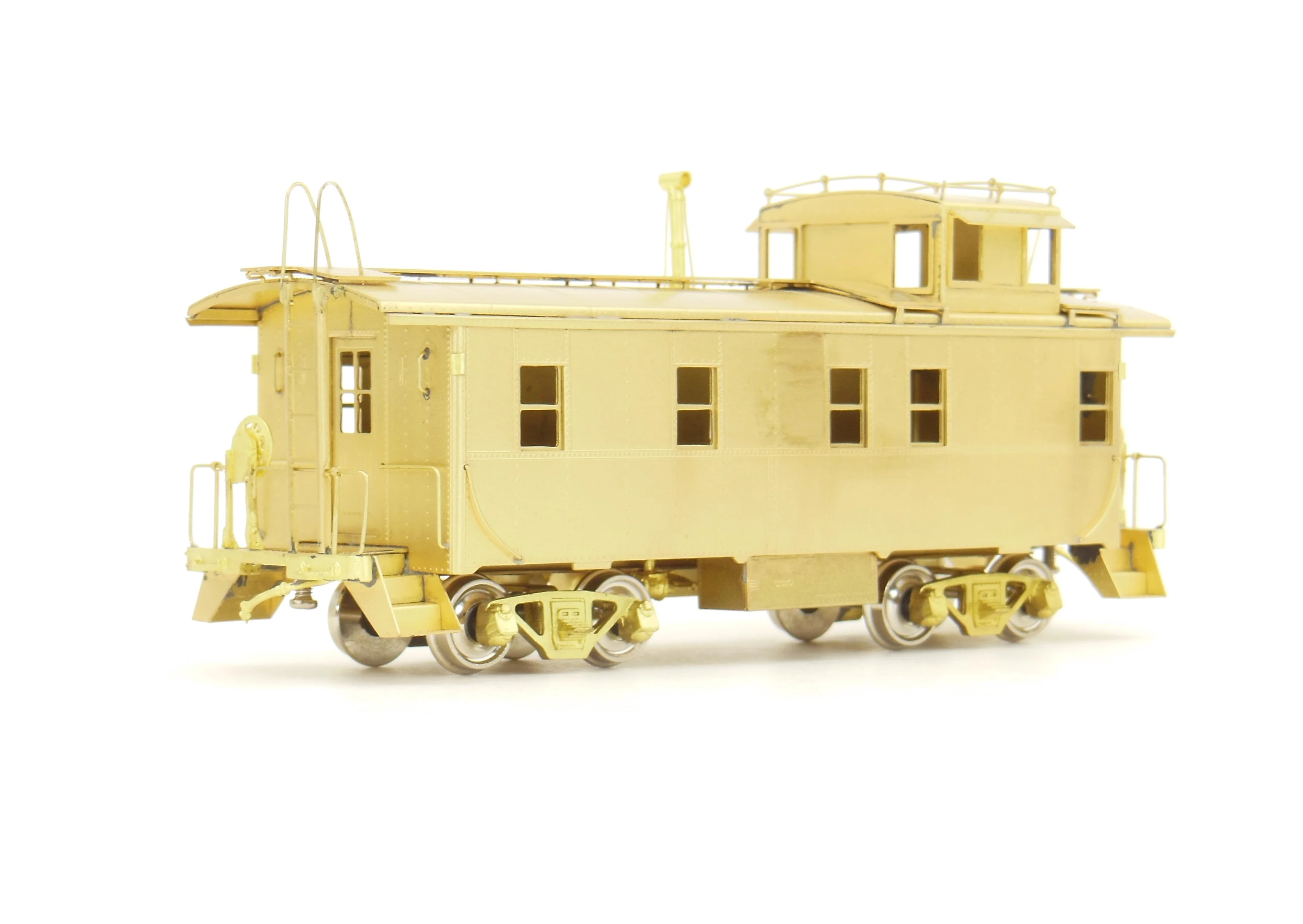 HO Brass Oriental Limited ATSF - Santa Fe Original Round Roof Caboose - Image 10