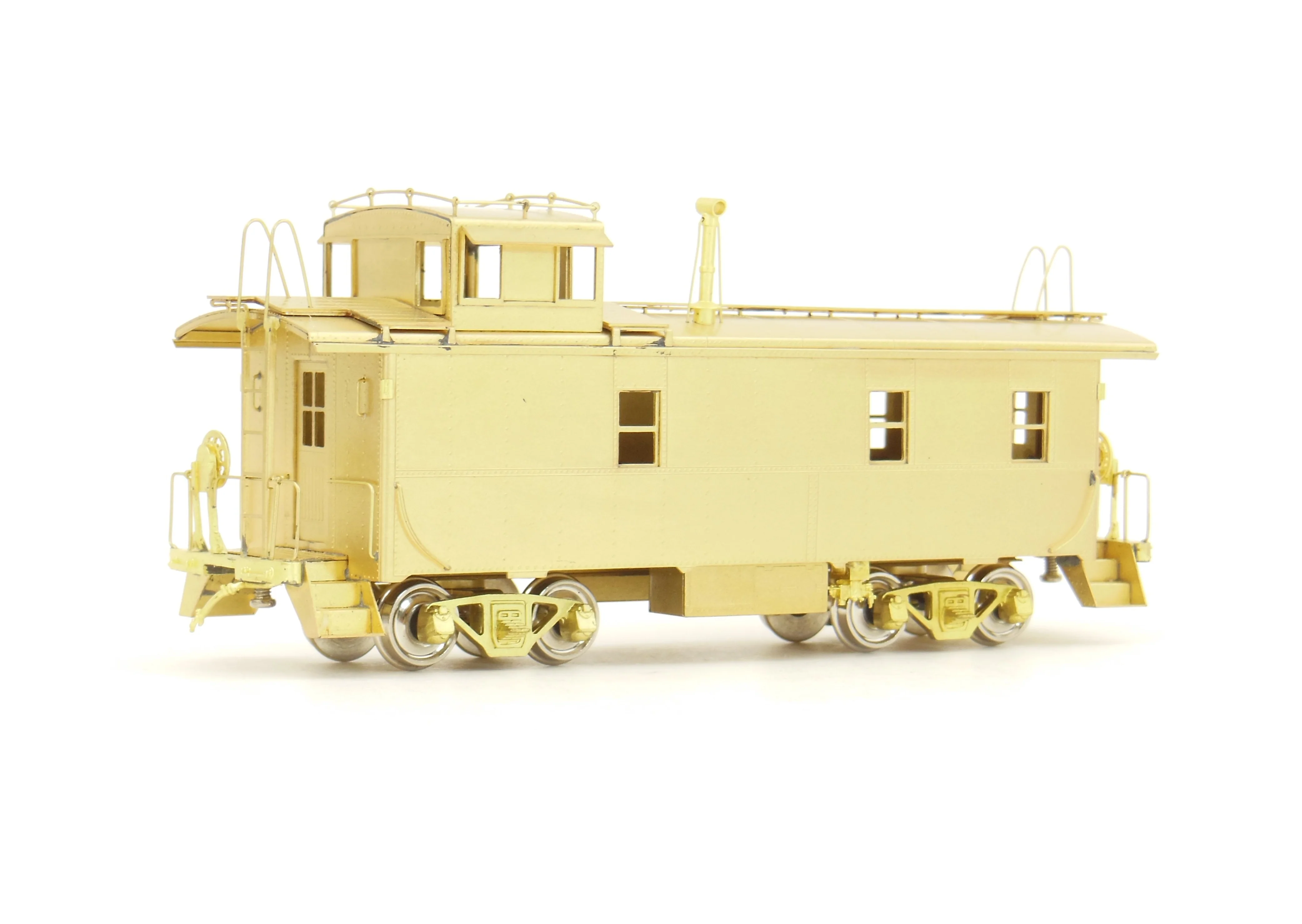 HO Brass Oriental Limited ATSF - Santa Fe Original Round Roof Caboose - Image 11