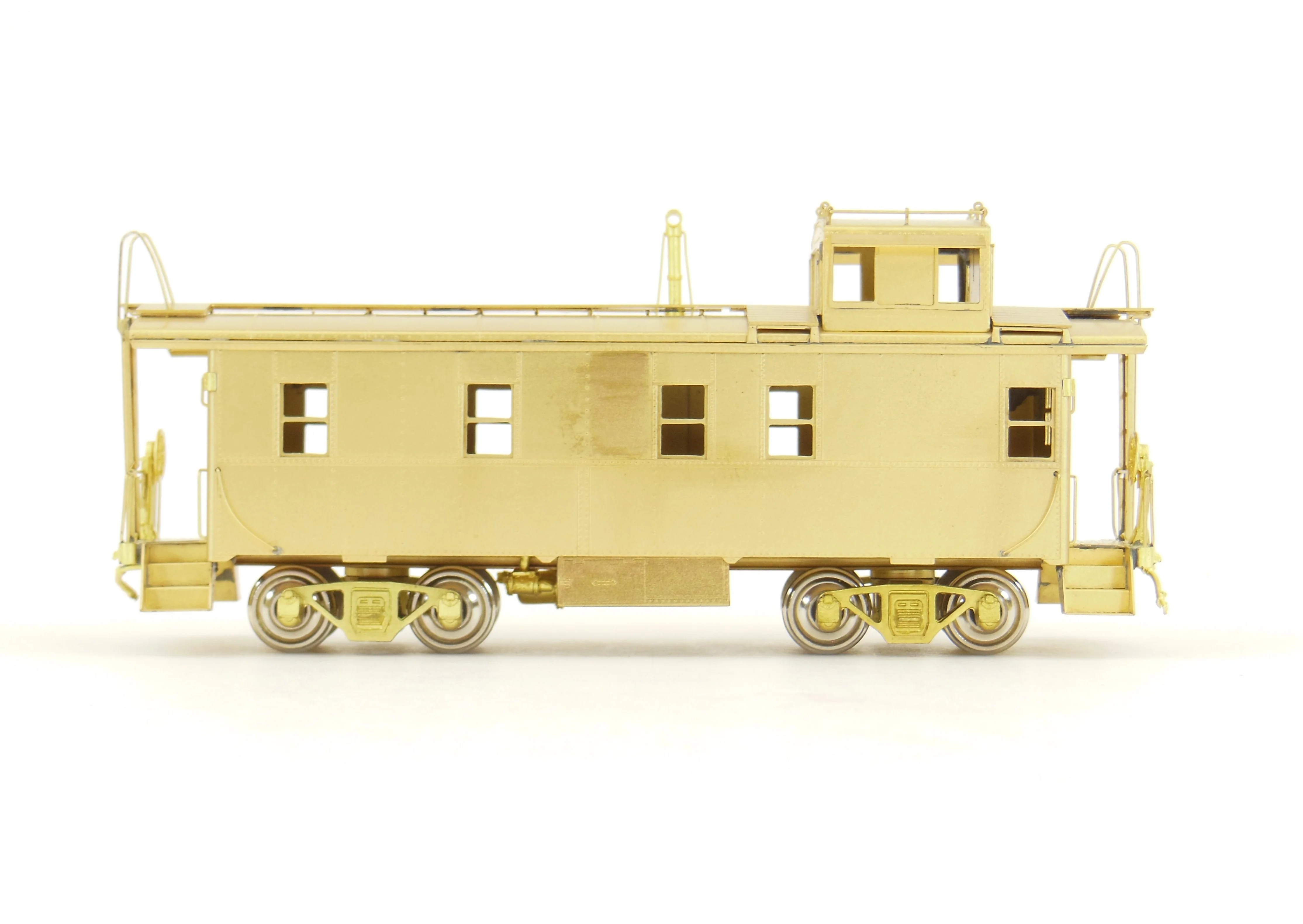 HO Brass Oriental Limited ATSF - Santa Fe Original Round Roof Caboose - Image 4
