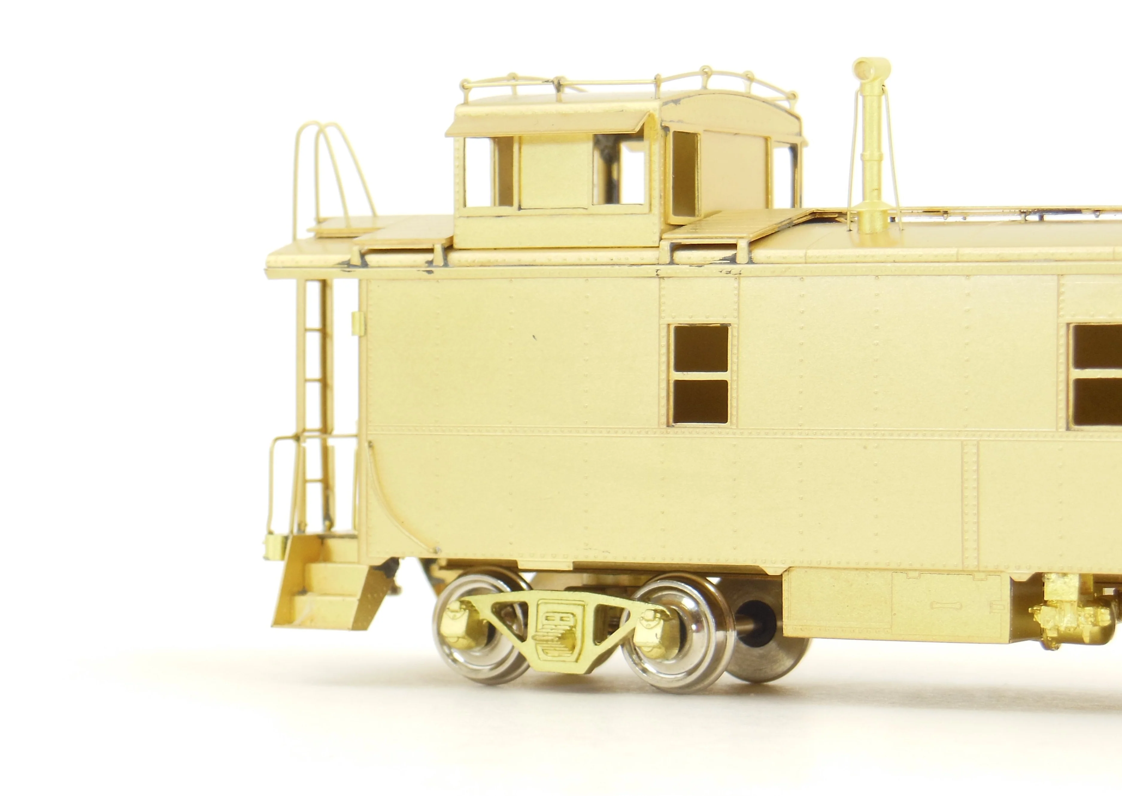 HO Brass Oriental Limited ATSF - Santa Fe Original Round Roof Caboose - Image 9