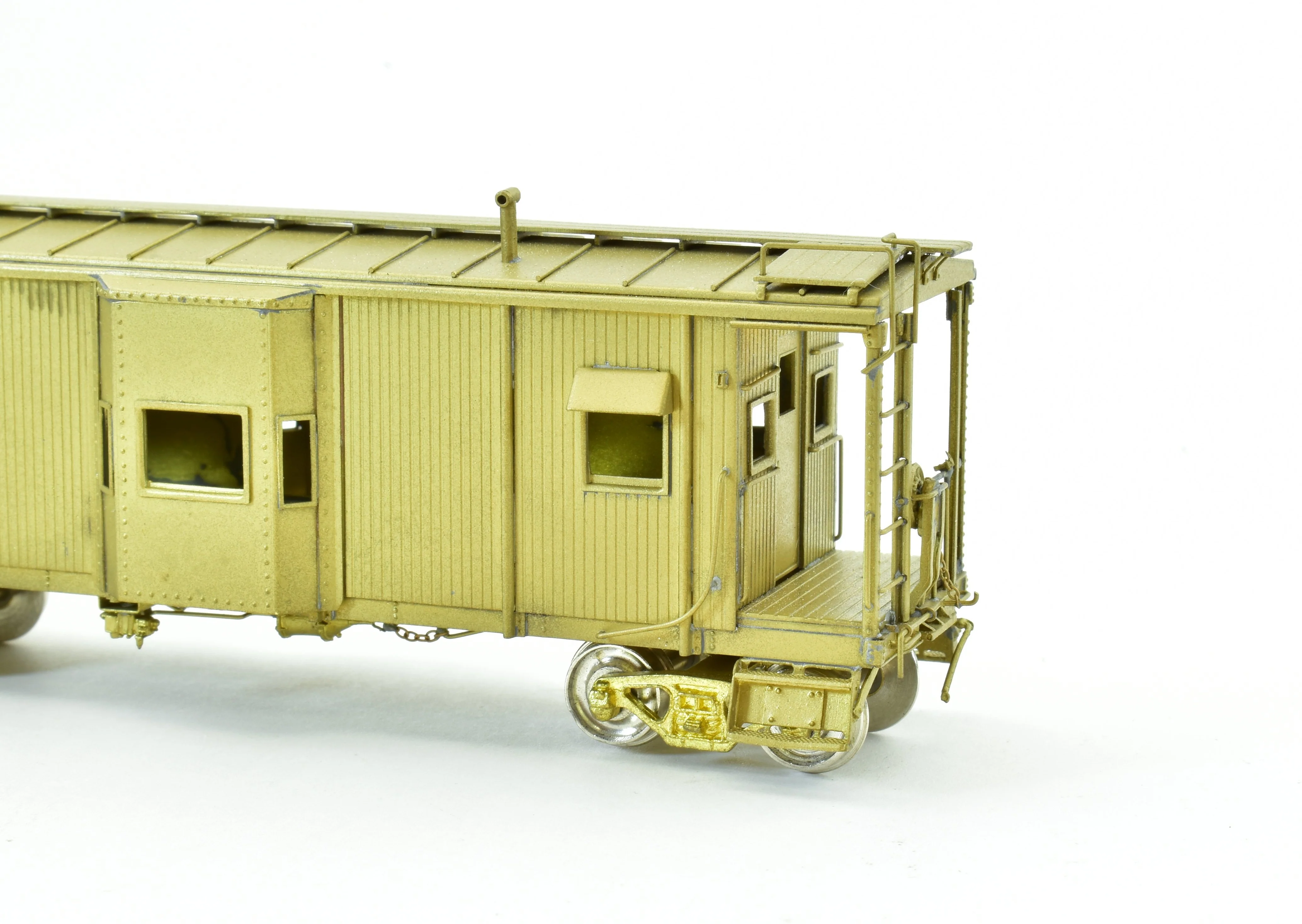 HO Brass Oriental Limited B&O -Baltimore & Ohio I-13 Wood Bay Window Caboose - Image 9