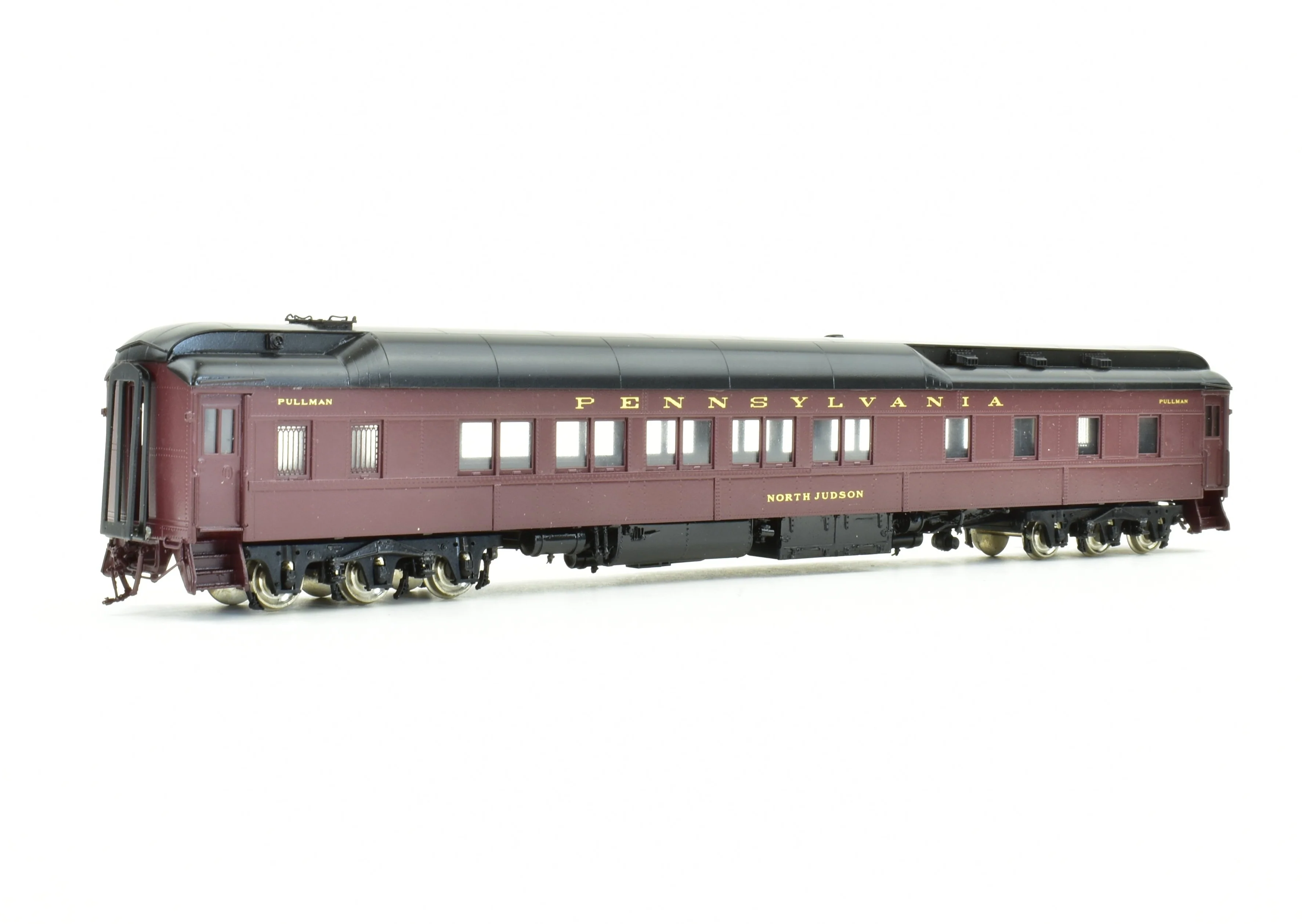 HO Brass PSC - Precision Scale Co. PRR - Pennsylvania Railroad 80' HW Sleeper 10-1-2 Factory Painted - Image 9