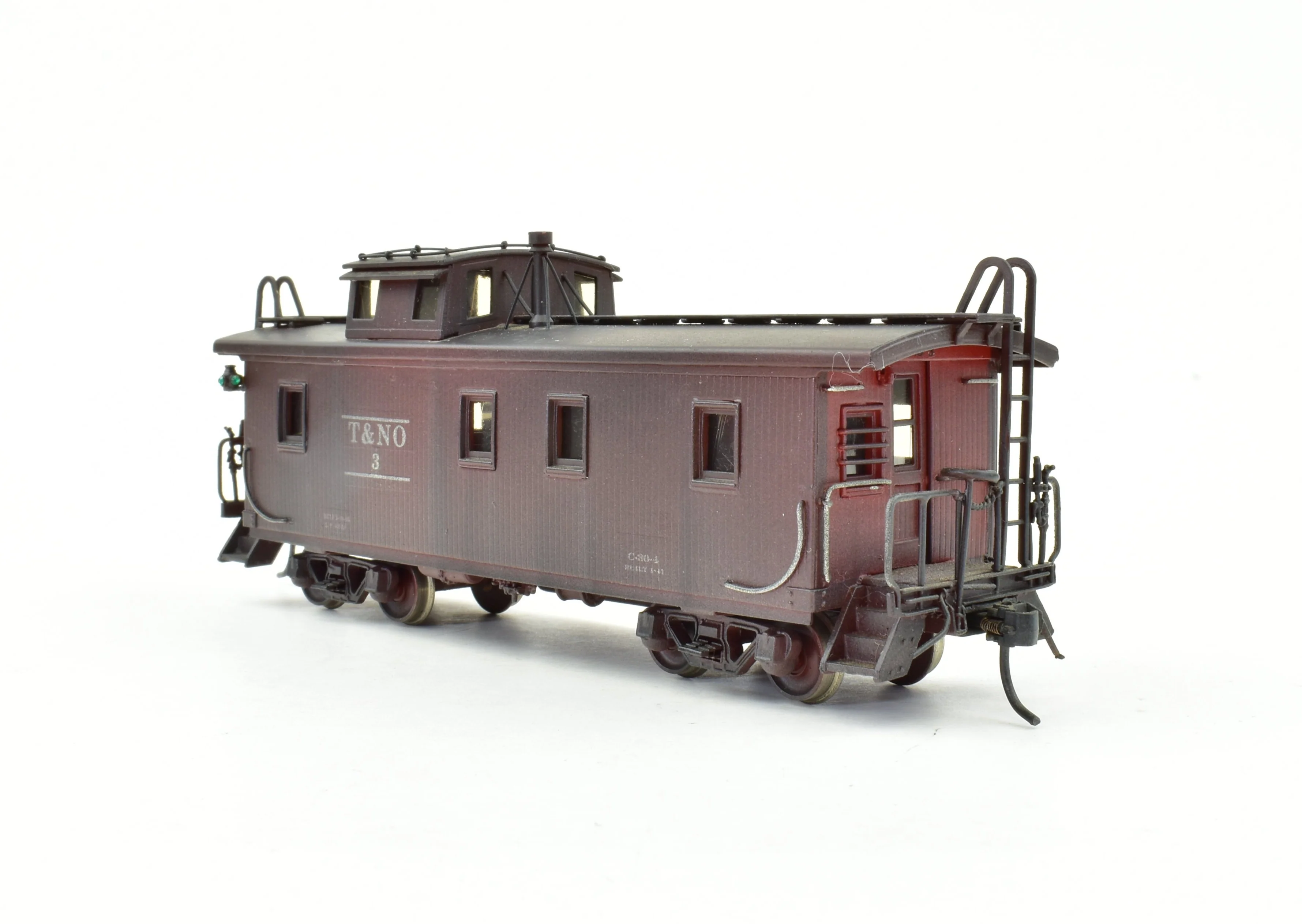 HO Brass PSC - Precision Scale Co. SP/T&NO - Texas & New Orleans C-30-3 Wooden Cupola Caboose CP - Image 10
