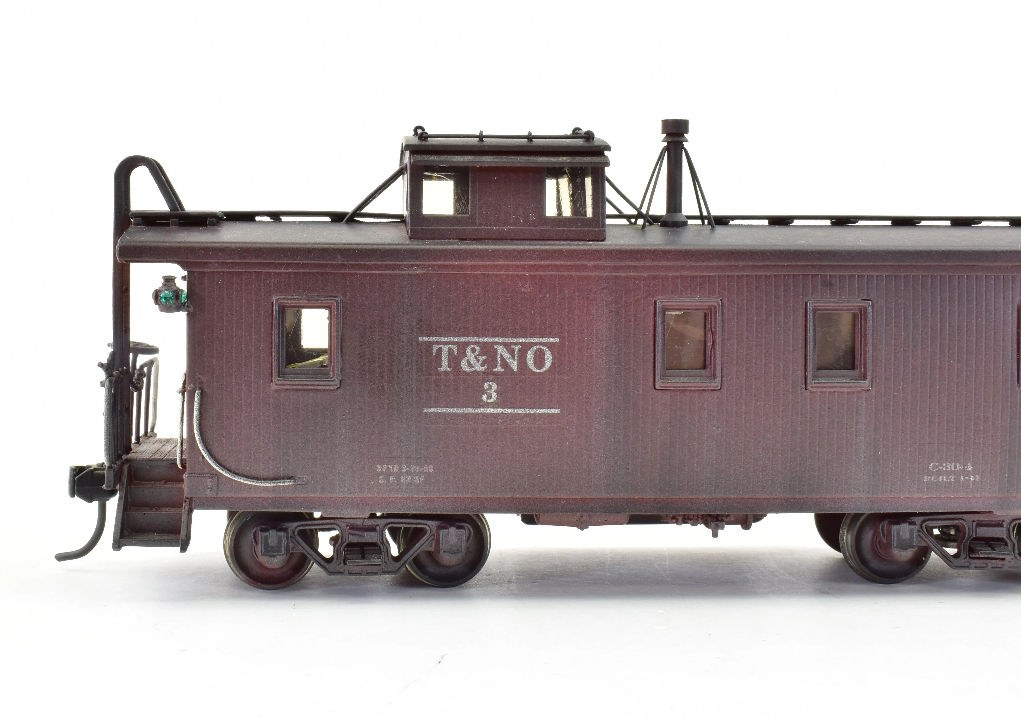 HO Brass PSC - Precision Scale Co. SP/T&NO - Texas & New Orleans C-30-3 Wooden Cupola Caboose CP - Image 11