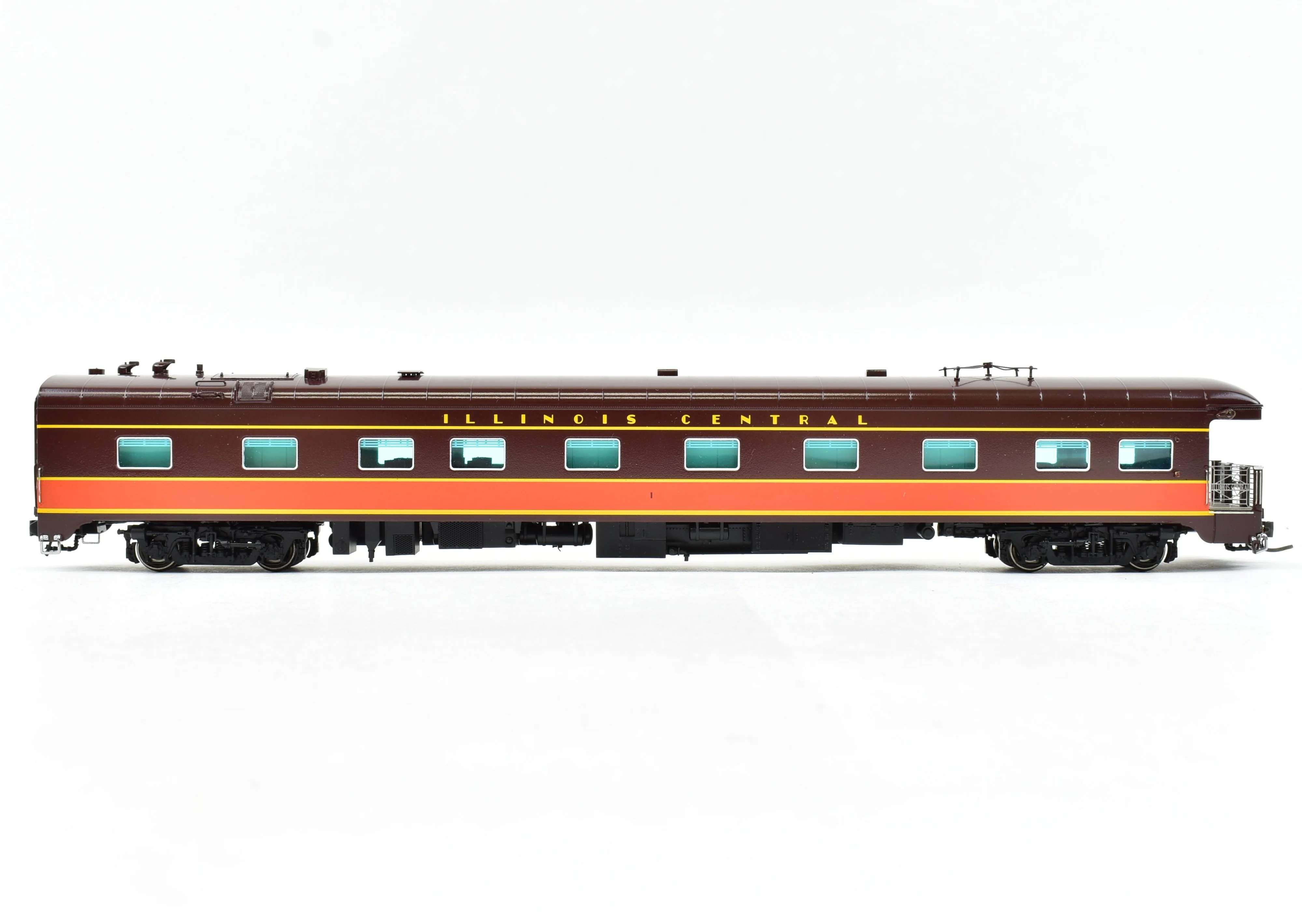 HO Brass CON Railway Classics IC - Illinois Central Business Car #1 Factory Painted - Image 3