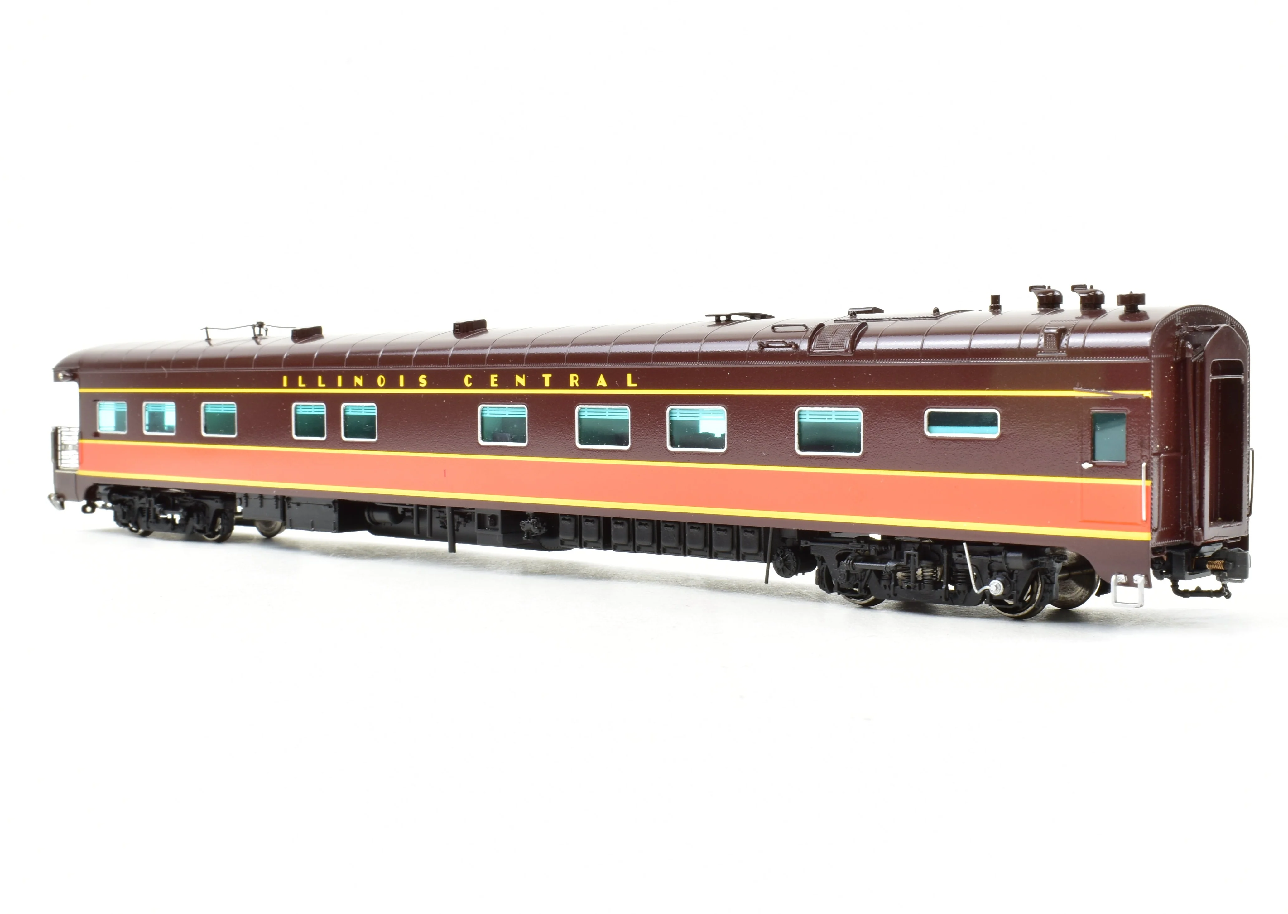HO Brass CON Railway Classics IC - Illinois Central Business Car #1 Factory Painted - Image 5