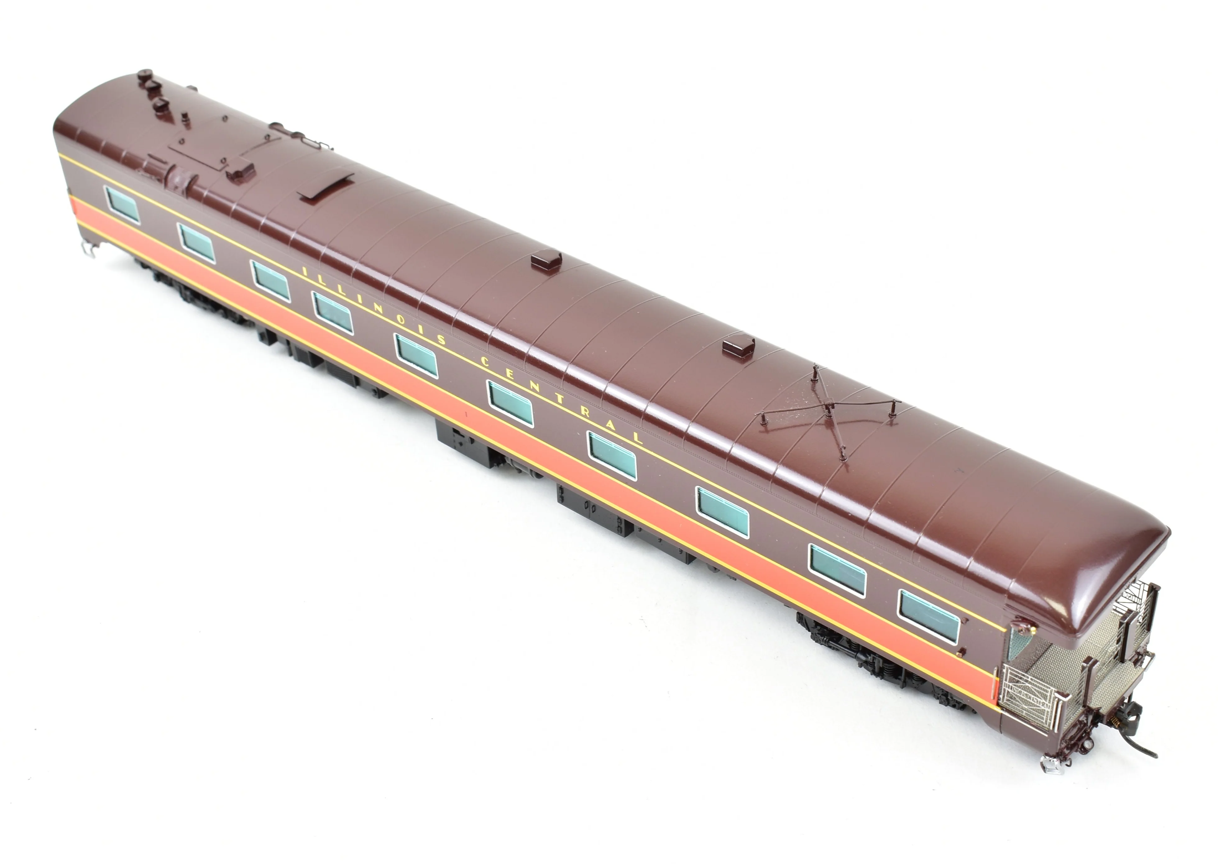 HO Brass CON Railway Classics IC - Illinois Central Business Car #1 Factory Painted - Image 7