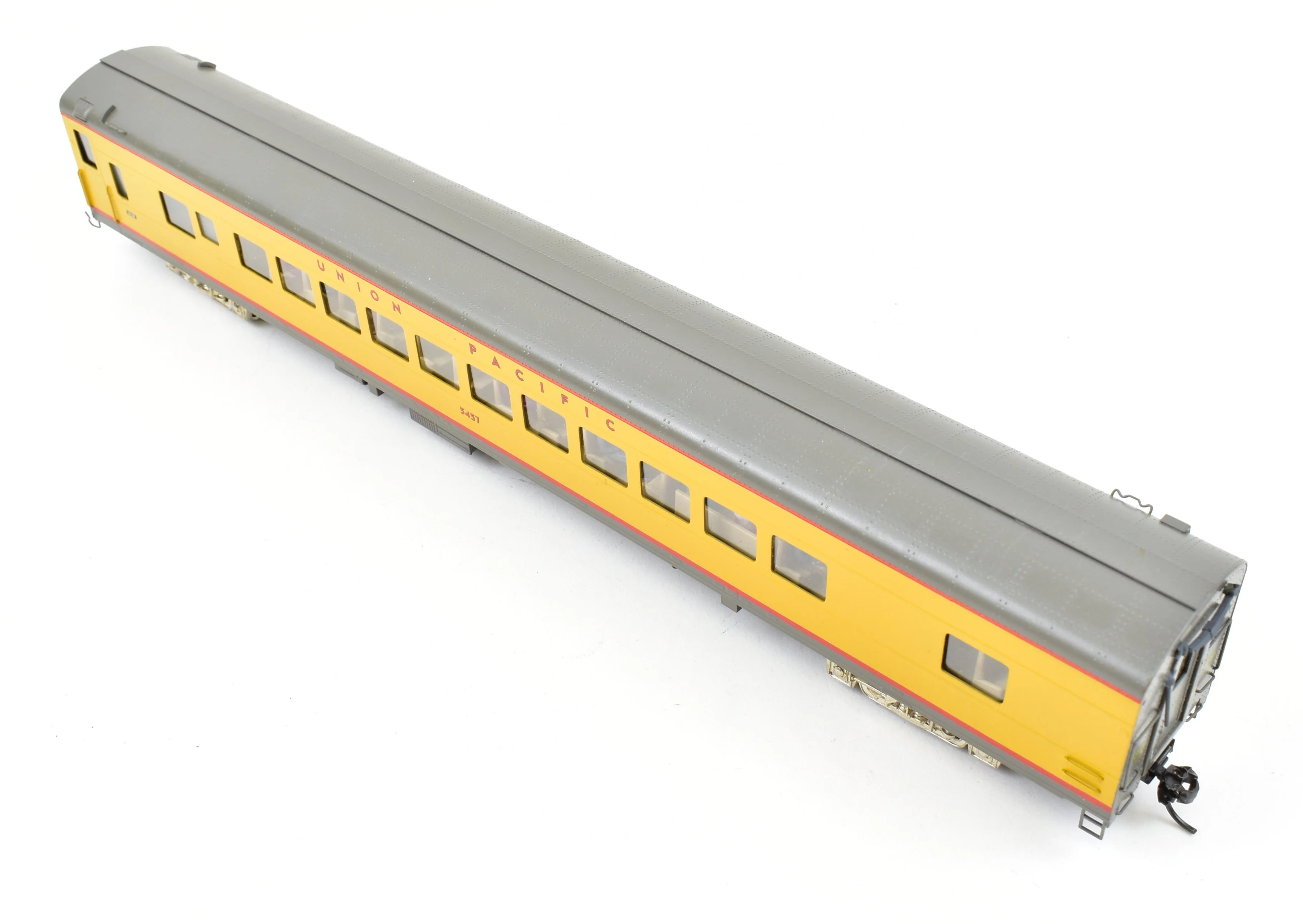 HO Brass S. Soho & Co. UP - Union Pacific #5450 Coach CP with Added Interior Details - Image 7