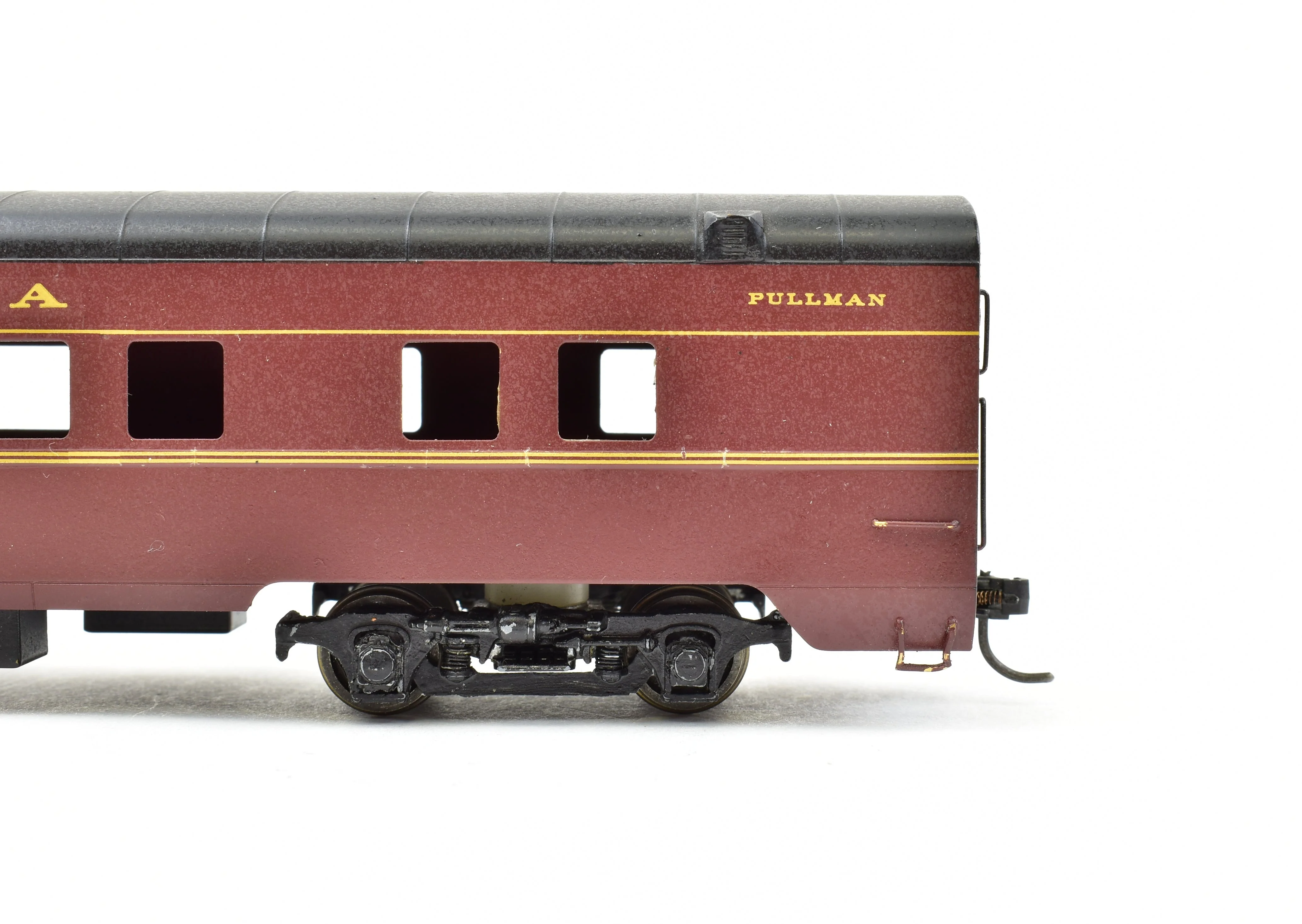 HO Brass Soho PRR - Pennsylvania Railroad 10-6 Rapids Pullman Sleeper Car Custom Painted - Image 12