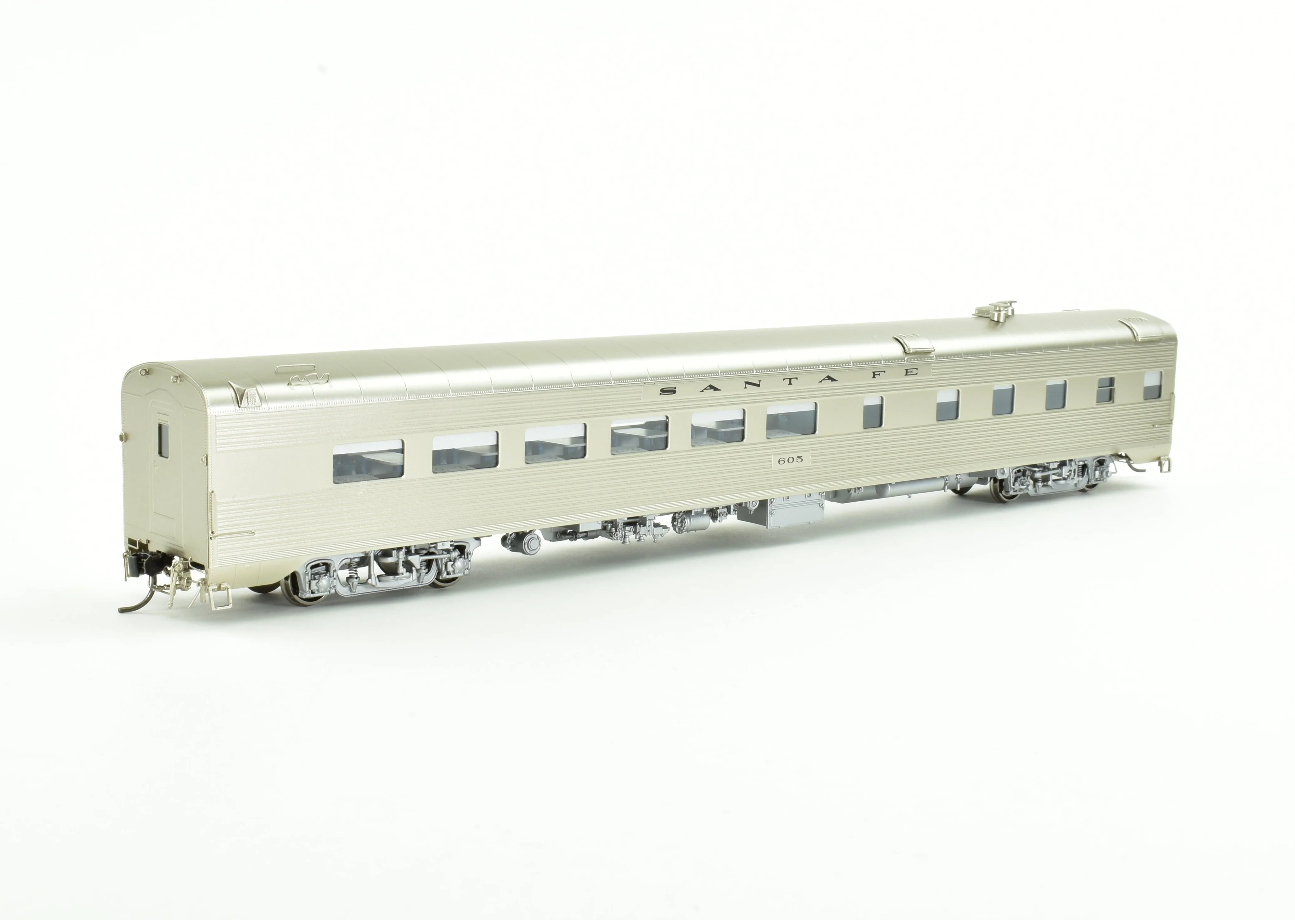 HO Brass CON TCY - The Coach Yard  No. 1207.1 ATSF - Santa Fe 1950 Pullman Lightweight 36 Seat Diner FP No. 605 - Image 4