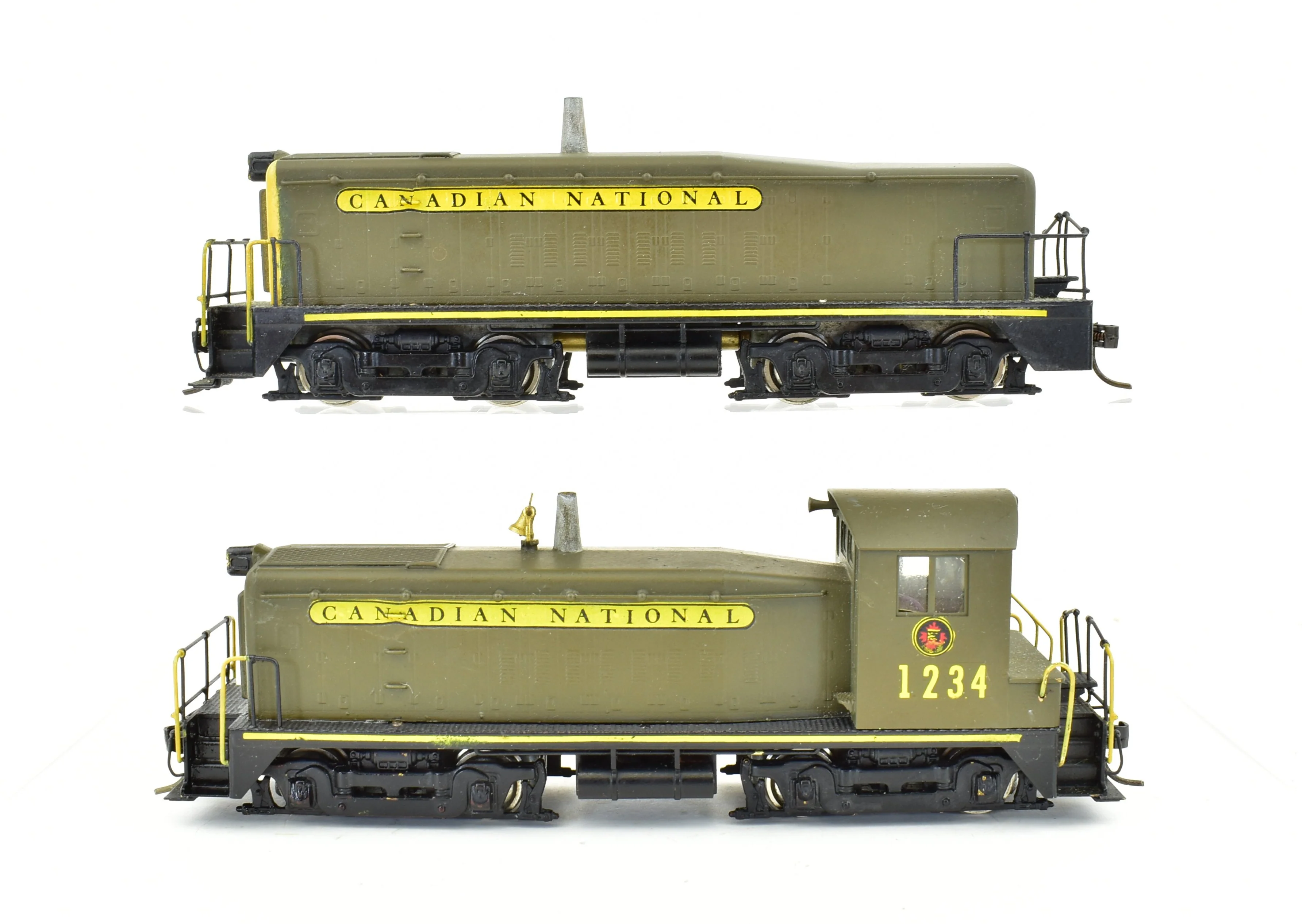 HO Brass Trains Inc. CNR - Canadian National Railway EMD TR-6 1600 HP "Cow and Calf" Unit Diesel Set - Image 6