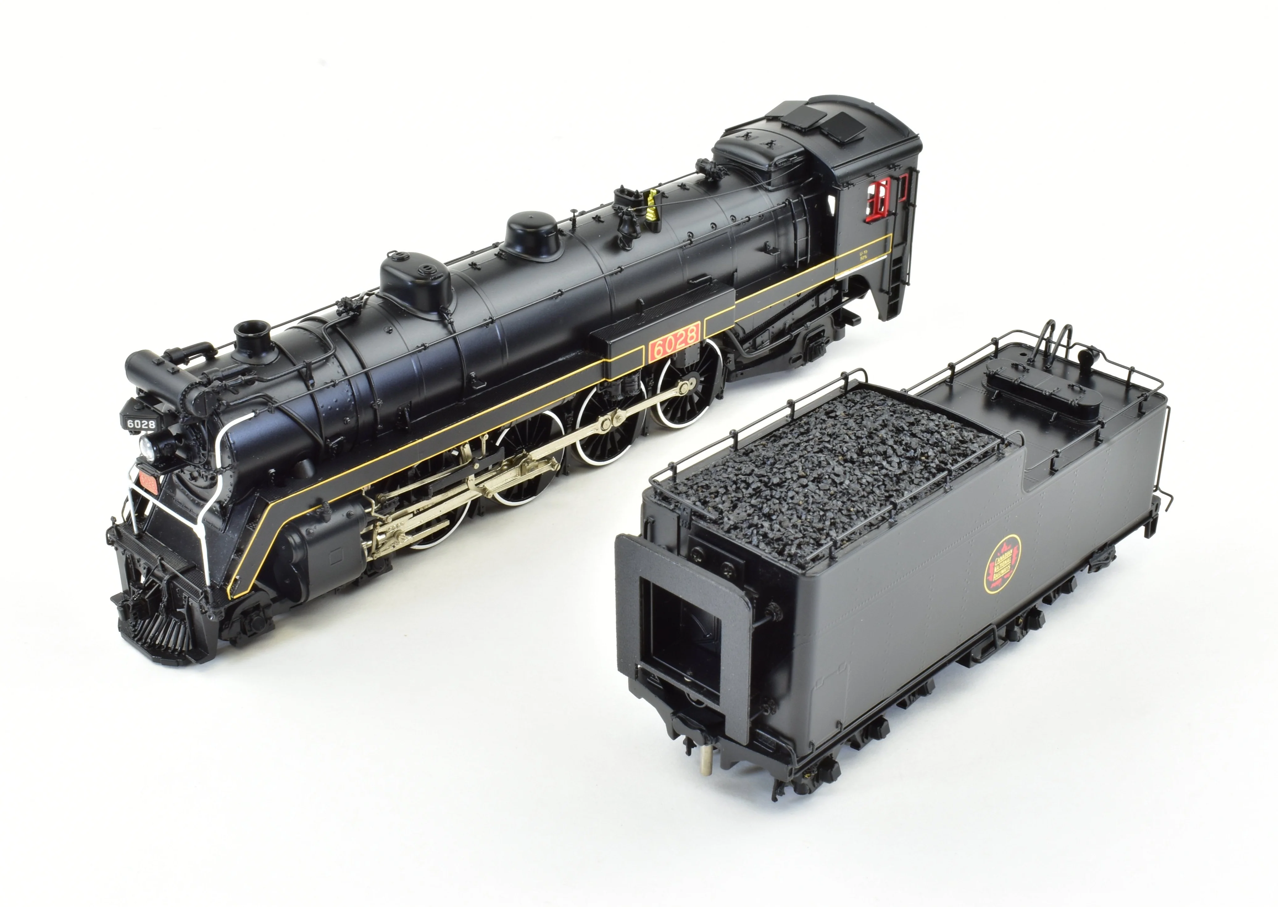 HO Brass CON VH - Van Hobbies CNR - Canadian National Railway 4-8-2 Class U-1-b Mountain #6028 FP - Image 5