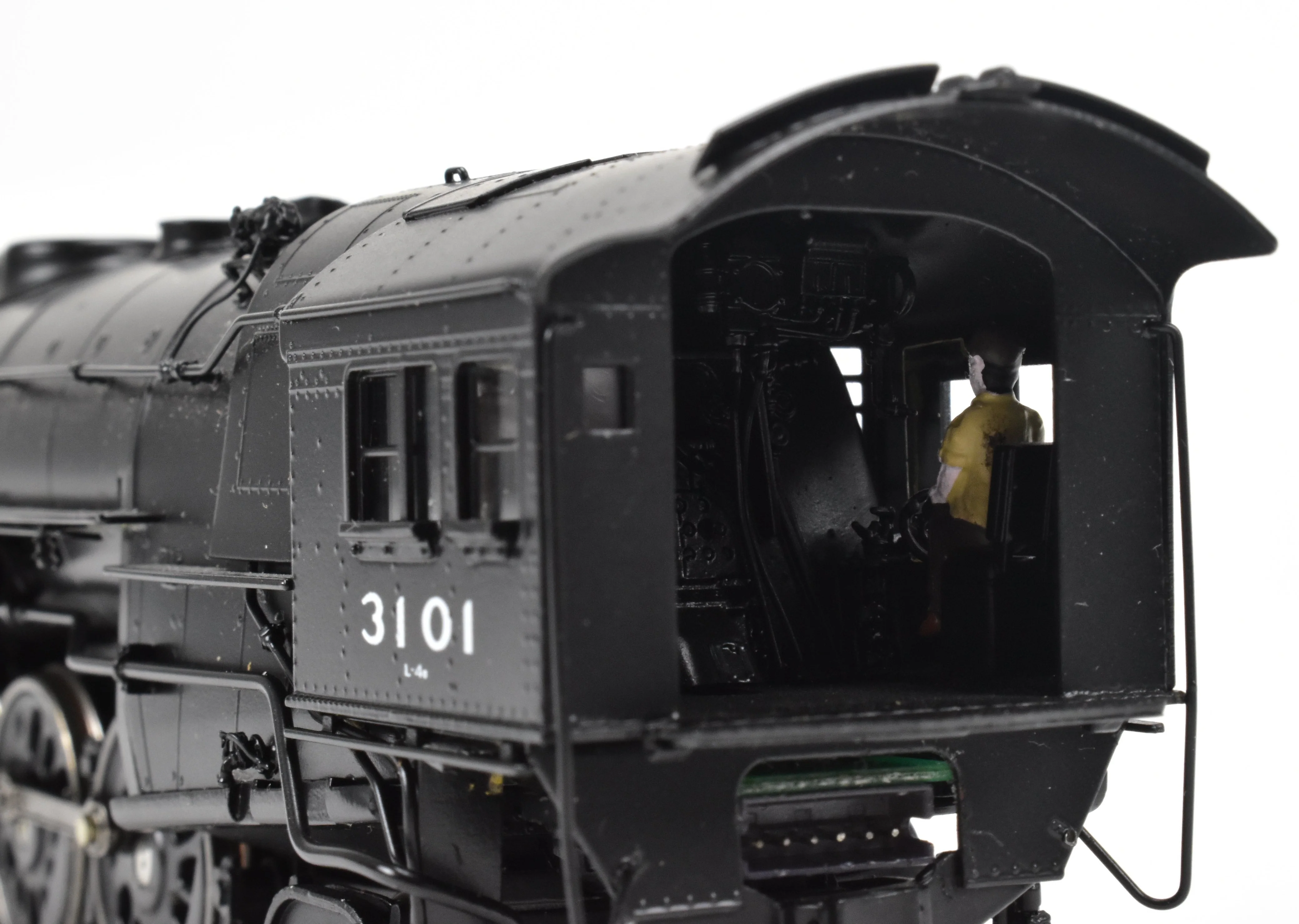 HO Brass Hybrid BLI - Broadway Limited Imports NYC - New York Central L-4a Mohawk 4-8-2 FP #3101 w/Boxpox Drivers DCC and Sound - Image 11