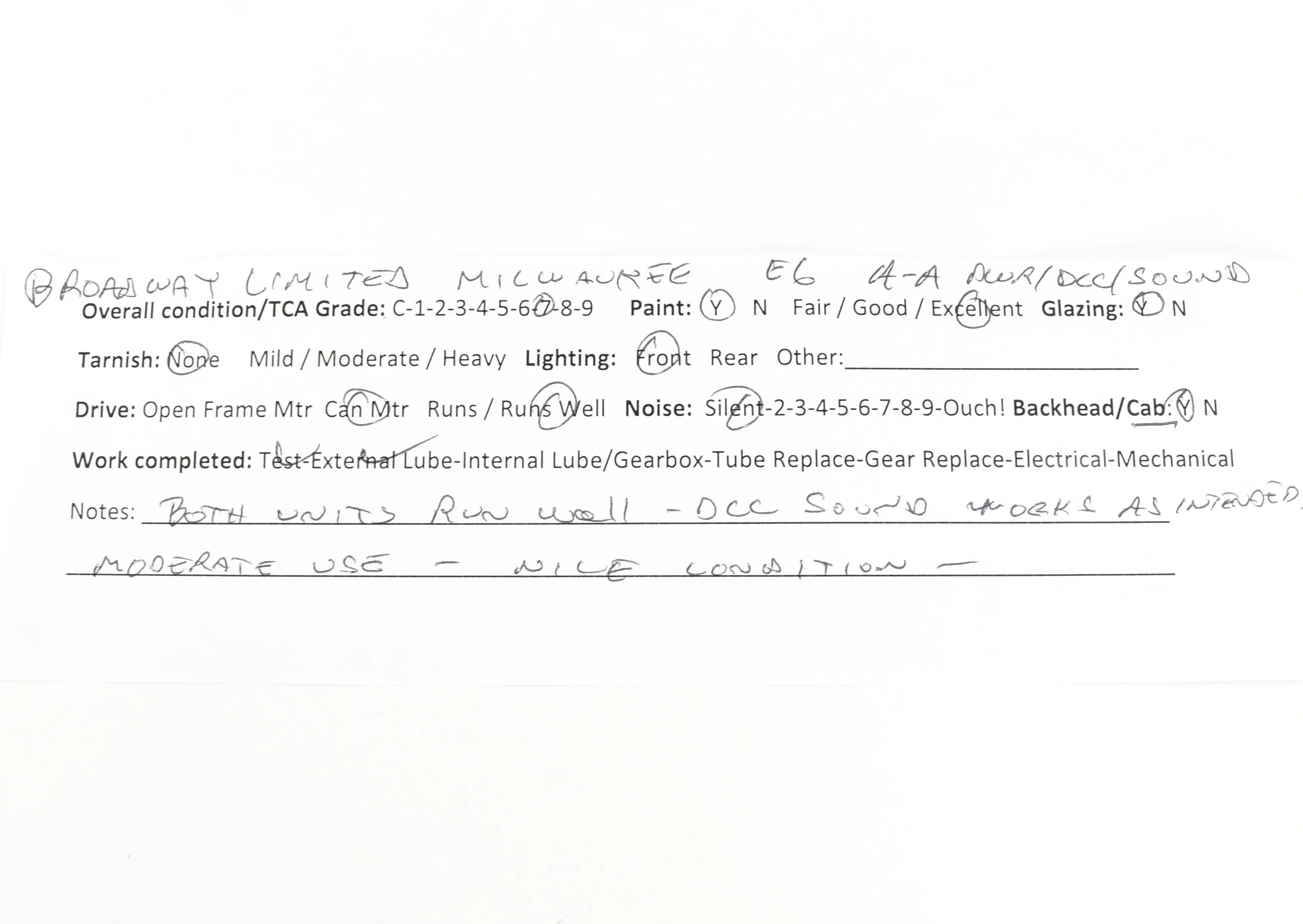 HO CON BLI - Broadway Limited Imports MILW - Milwaukee Road EMD E6A/A Set with QSI DCC and Sound - Image 19