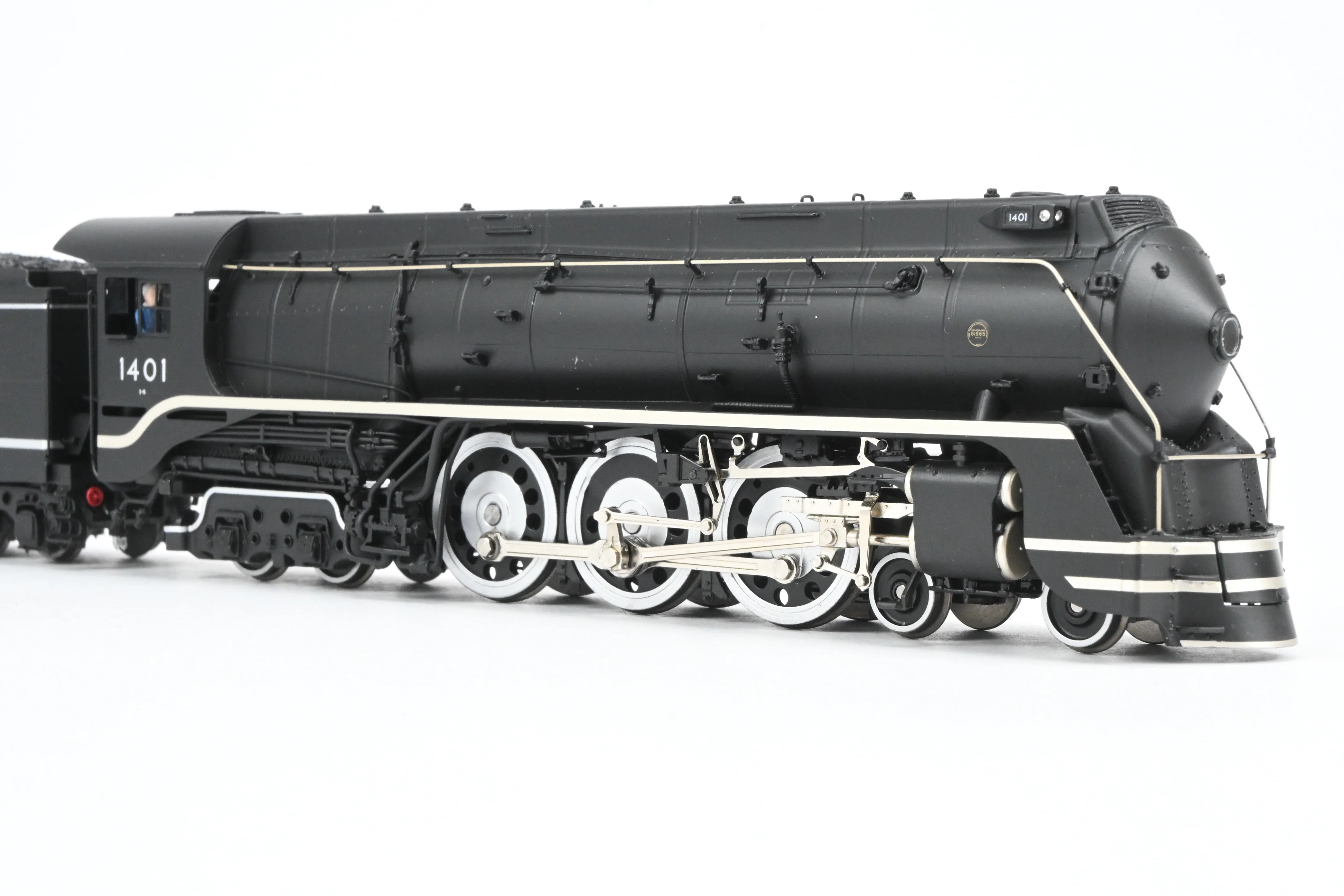 HO Brass Hybrid BLI - Broadway Limited Imports NH - New Haven 4-6-4 I-5 FP No. 1401 SoundTraxx Tsunami2 DCC/Sound - Image 15