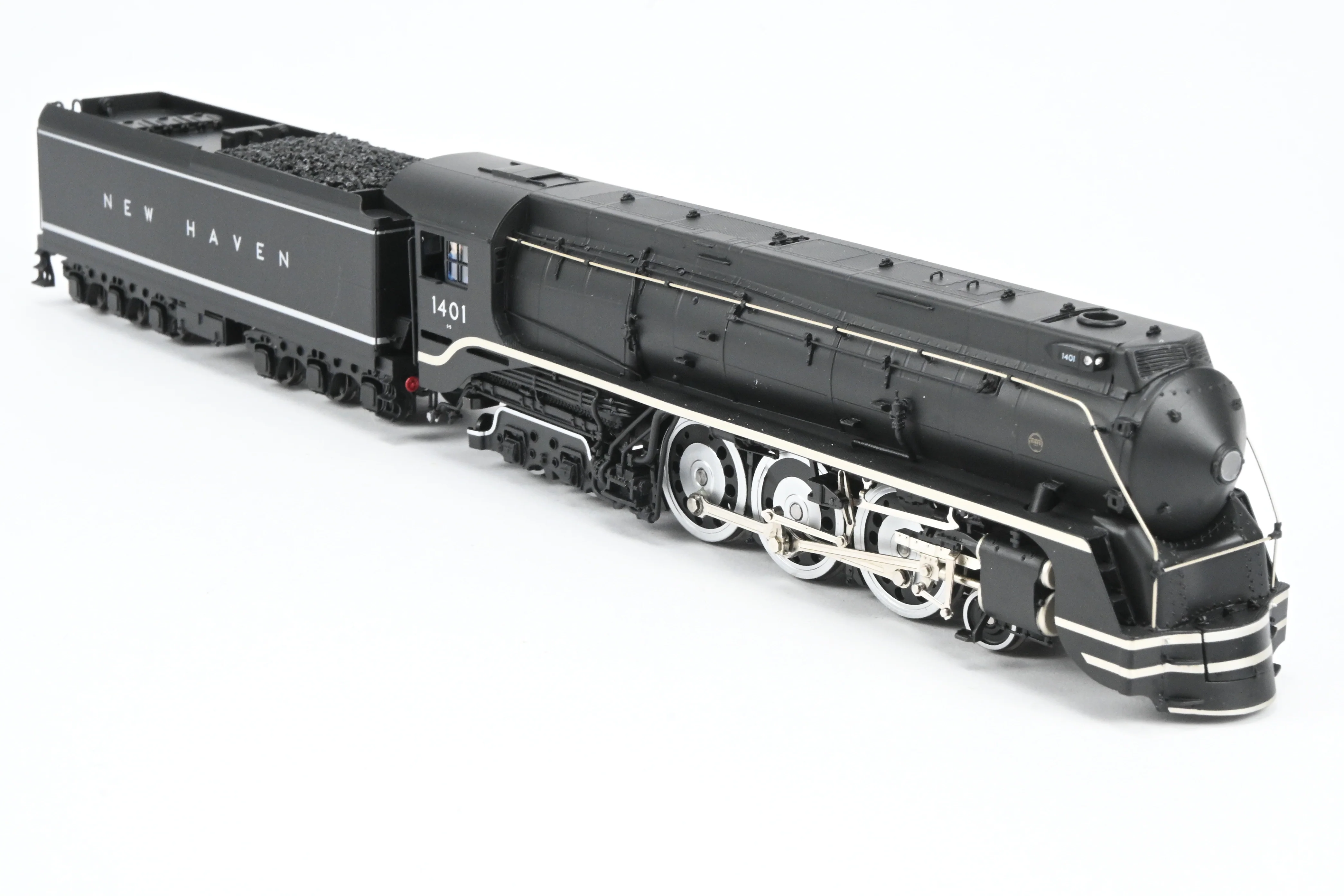 HO Brass Hybrid BLI - Broadway Limited Imports NH - New Haven 4-6-4 I-5 FP No. 1401 SoundTraxx Tsunami2 DCC/Sound - Image 9