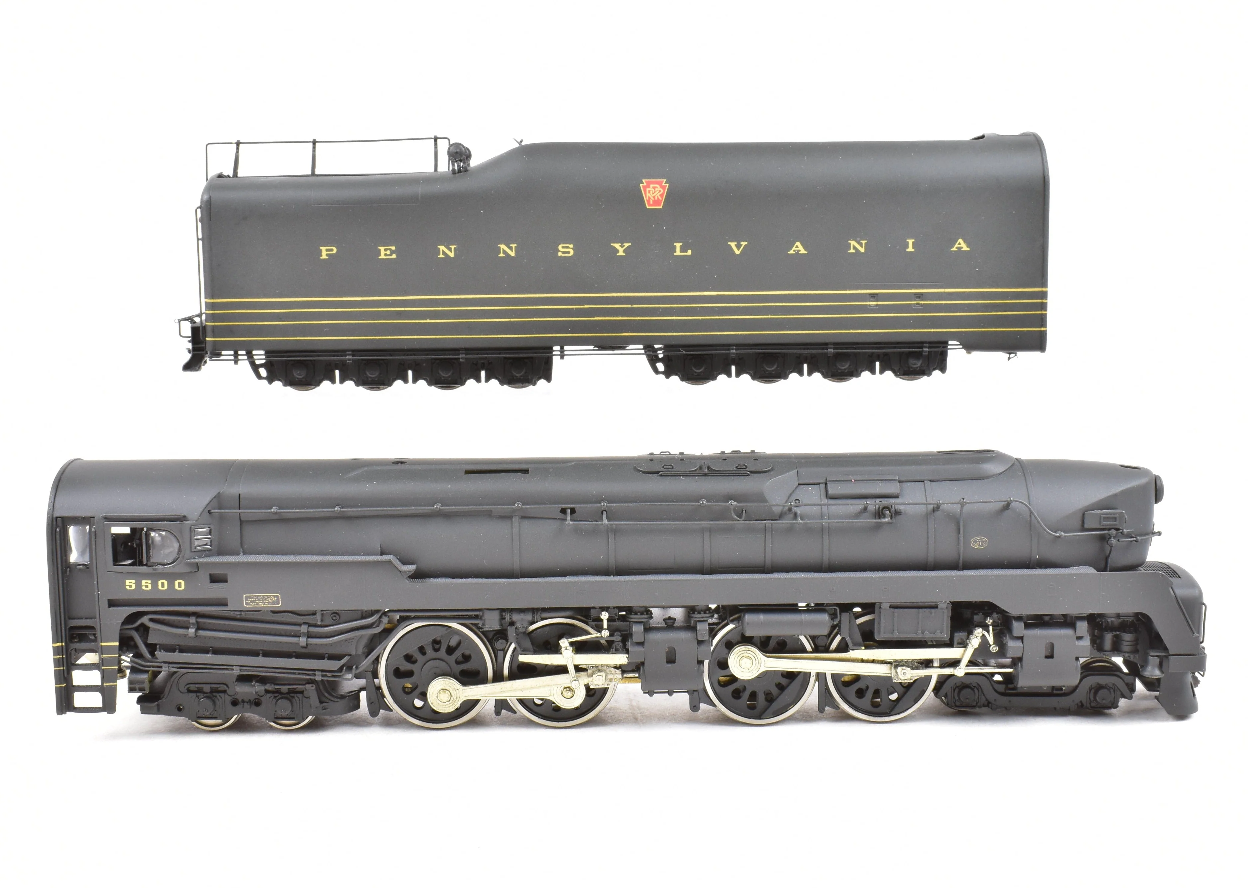 HO CON Brass Key Imports PRR - Pennsylvania Railroad T-1 Duplex "Late" Custom Painted #5500 - Image 3