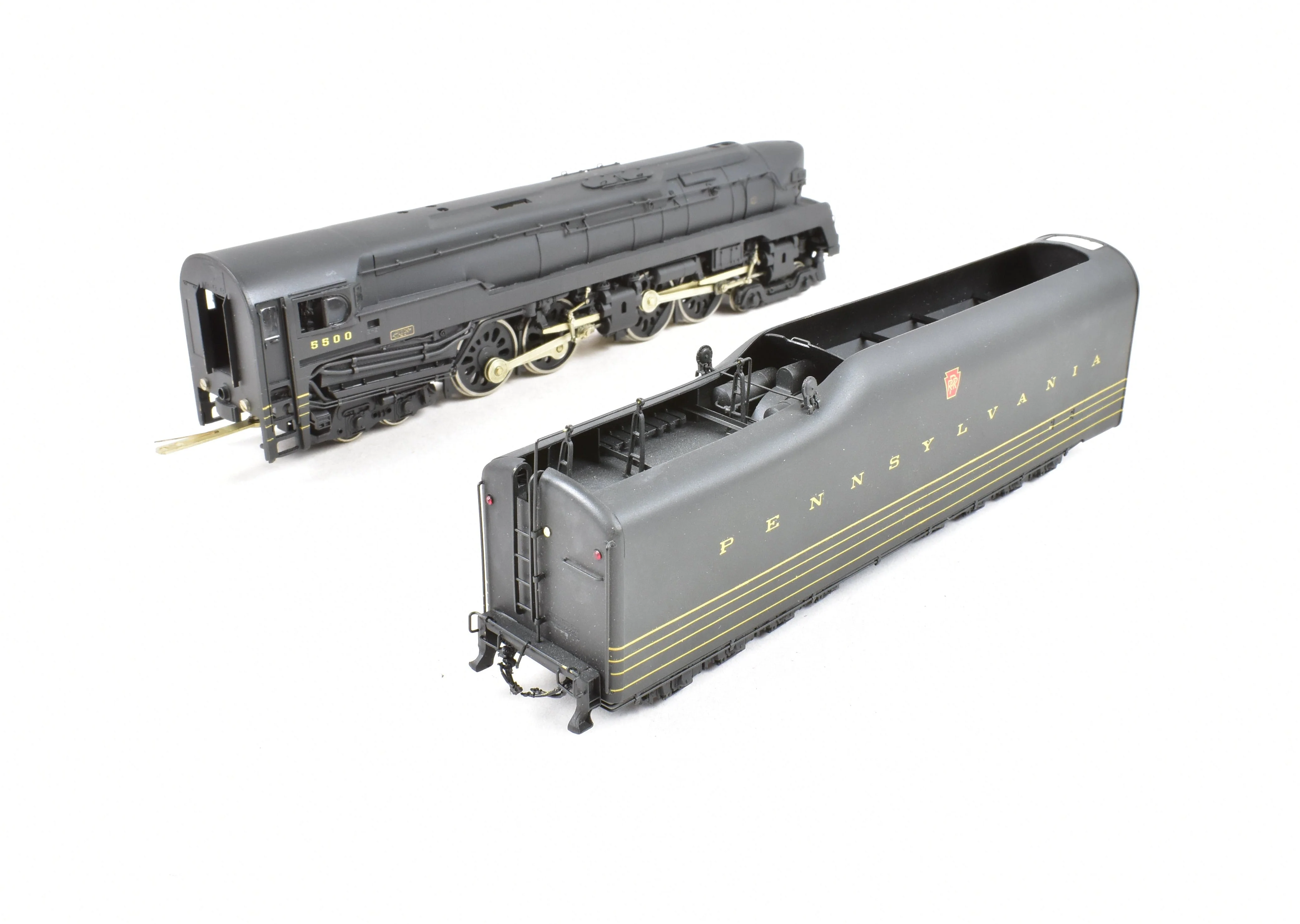 HO CON Brass Key Imports PRR - Pennsylvania Railroad T-1 Duplex "Late" Custom Painted #5500 - Image 8