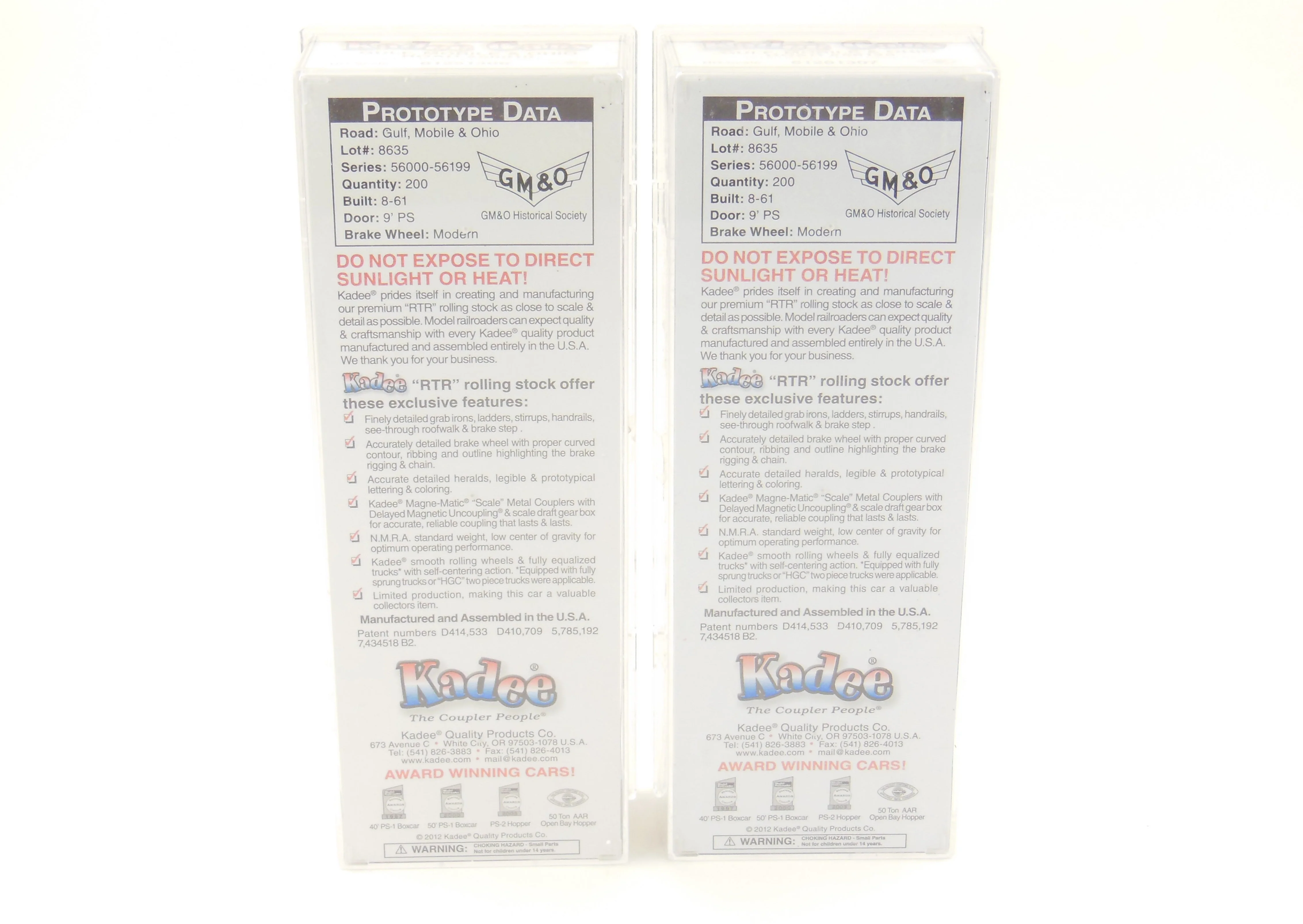 HO Kade Mfg. GM&O - Gulf Mobile & Ohio Historical Society PS-1 50' SD Boxcars Lot of 2 Sealed - Image 4