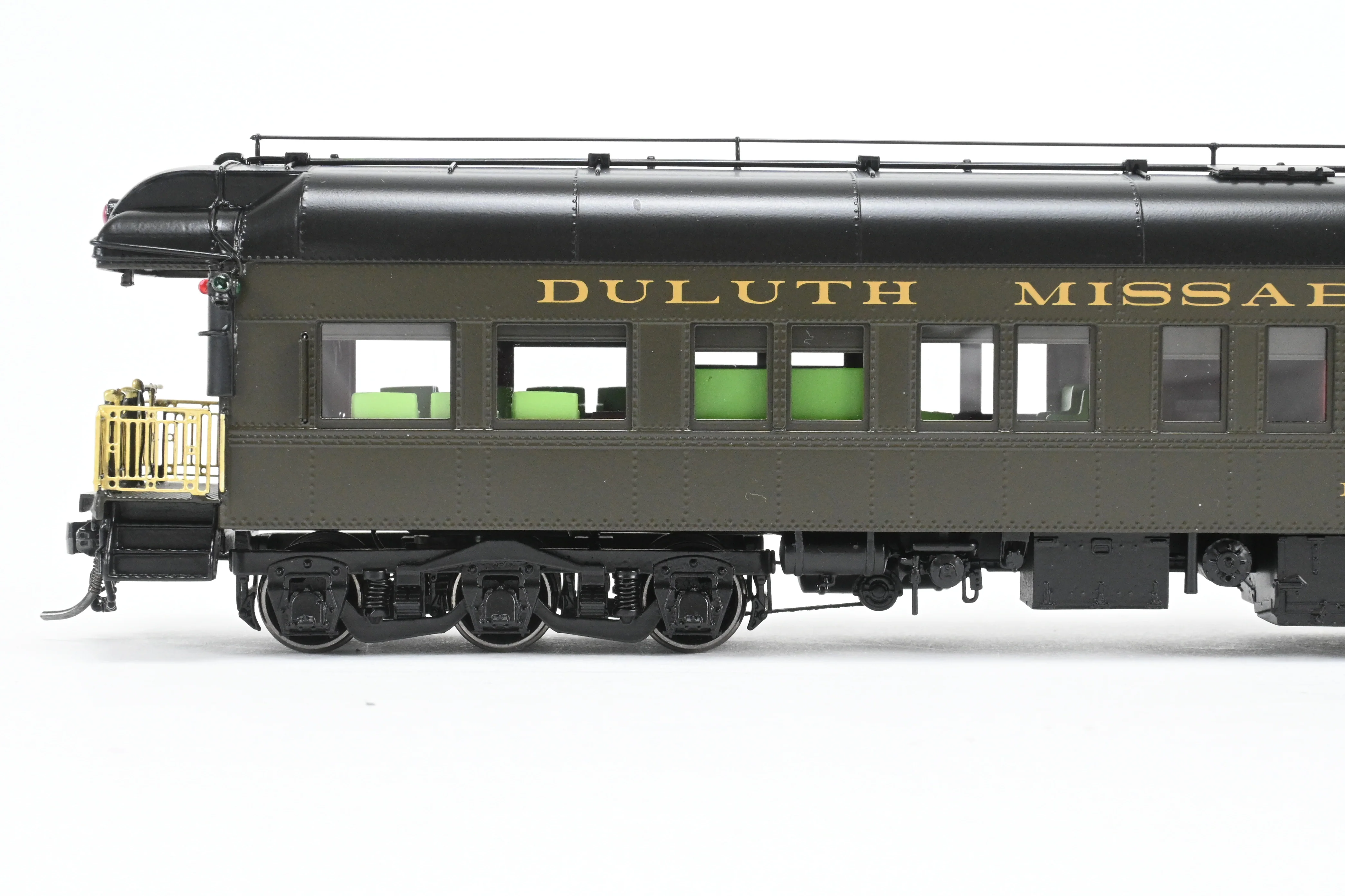 HO NEW Brass NBL - North Bank Line DM&IR - Duluth Missabe & Iron Range Business Car “Northland” with Combine W-24 Set FP - Image 24