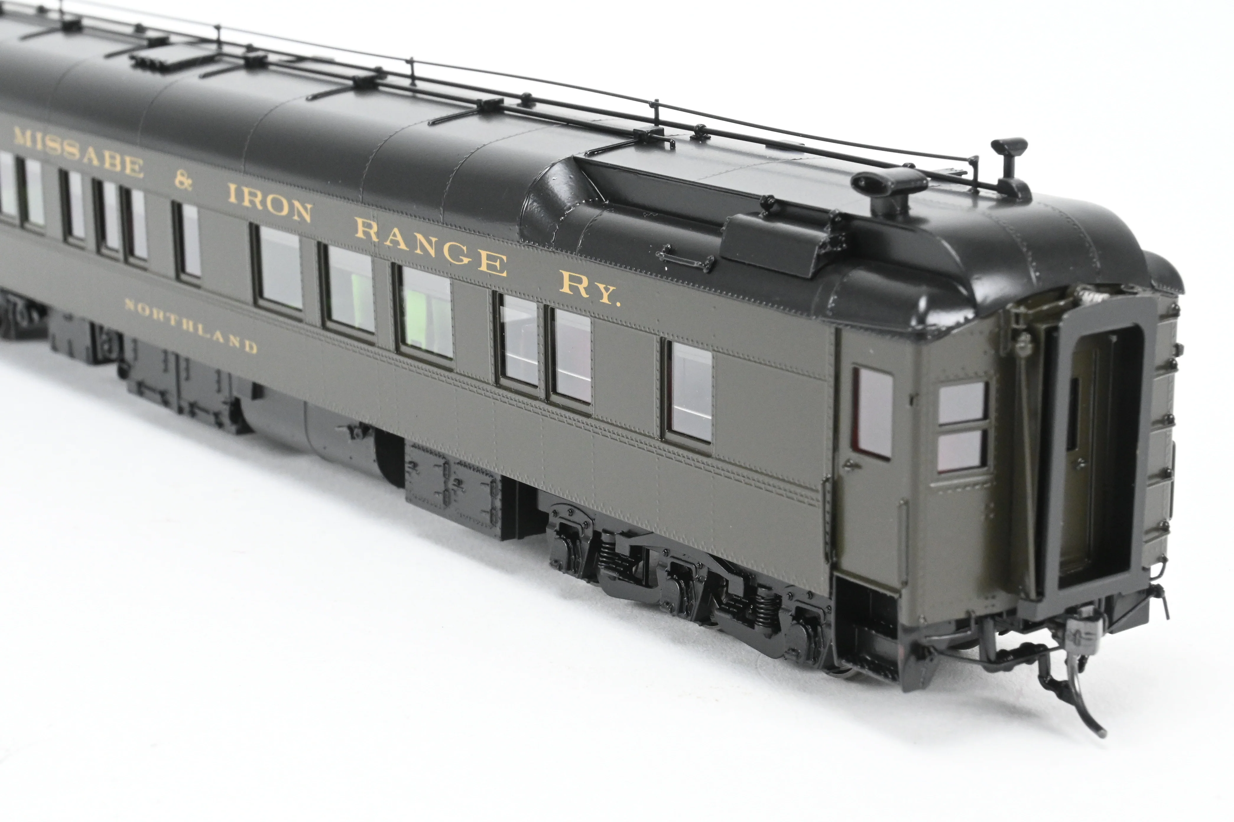 HO NEW Brass NBL - North Bank Line DM&IR - Duluth Missabe & Iron Range Business Car “Northland” with Combine W-24 Set FP - Image 29
