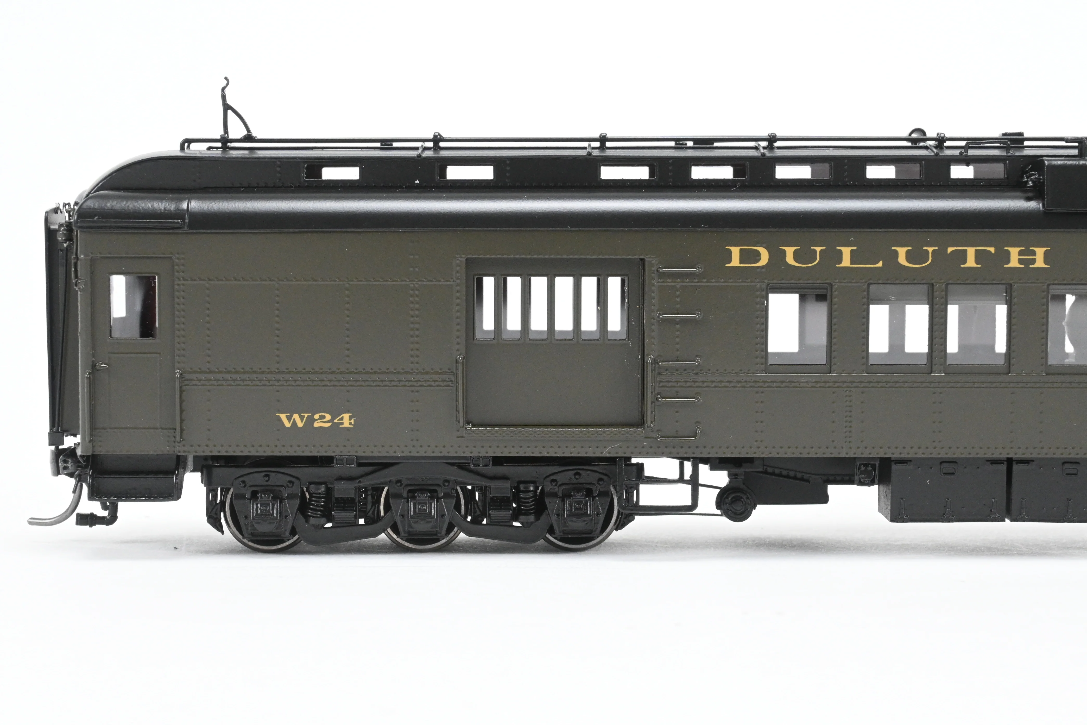 HO NEW Brass NBL - North Bank Line DM&IR - Duluth Missabe & Iron Range Business Car “Northland” with Combine W-24 Set FP - Image 31