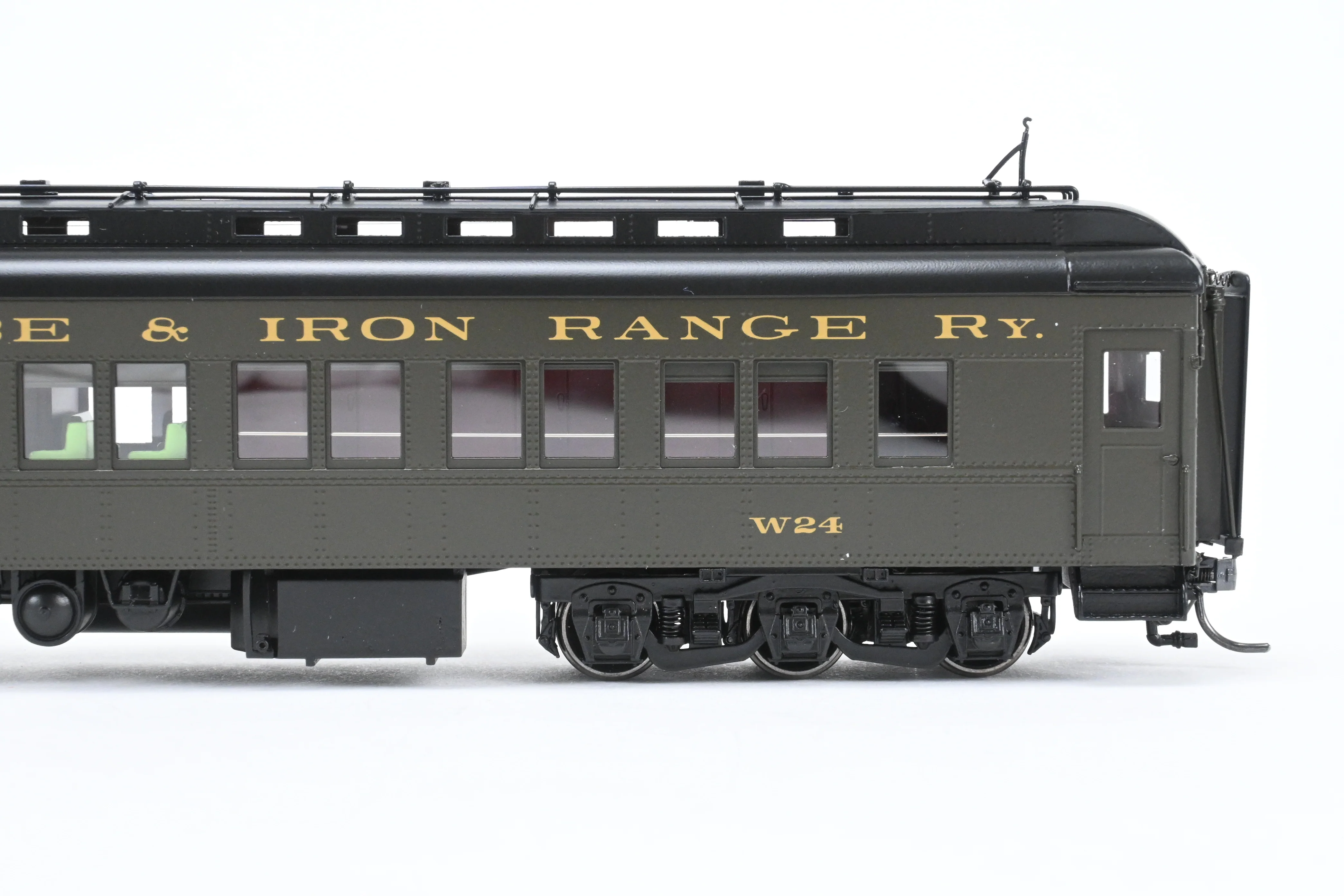 HO NEW Brass NBL - North Bank Line DM&IR - Duluth Missabe & Iron Range Business Car “Northland” with Combine W-24 Set FP - Image 33