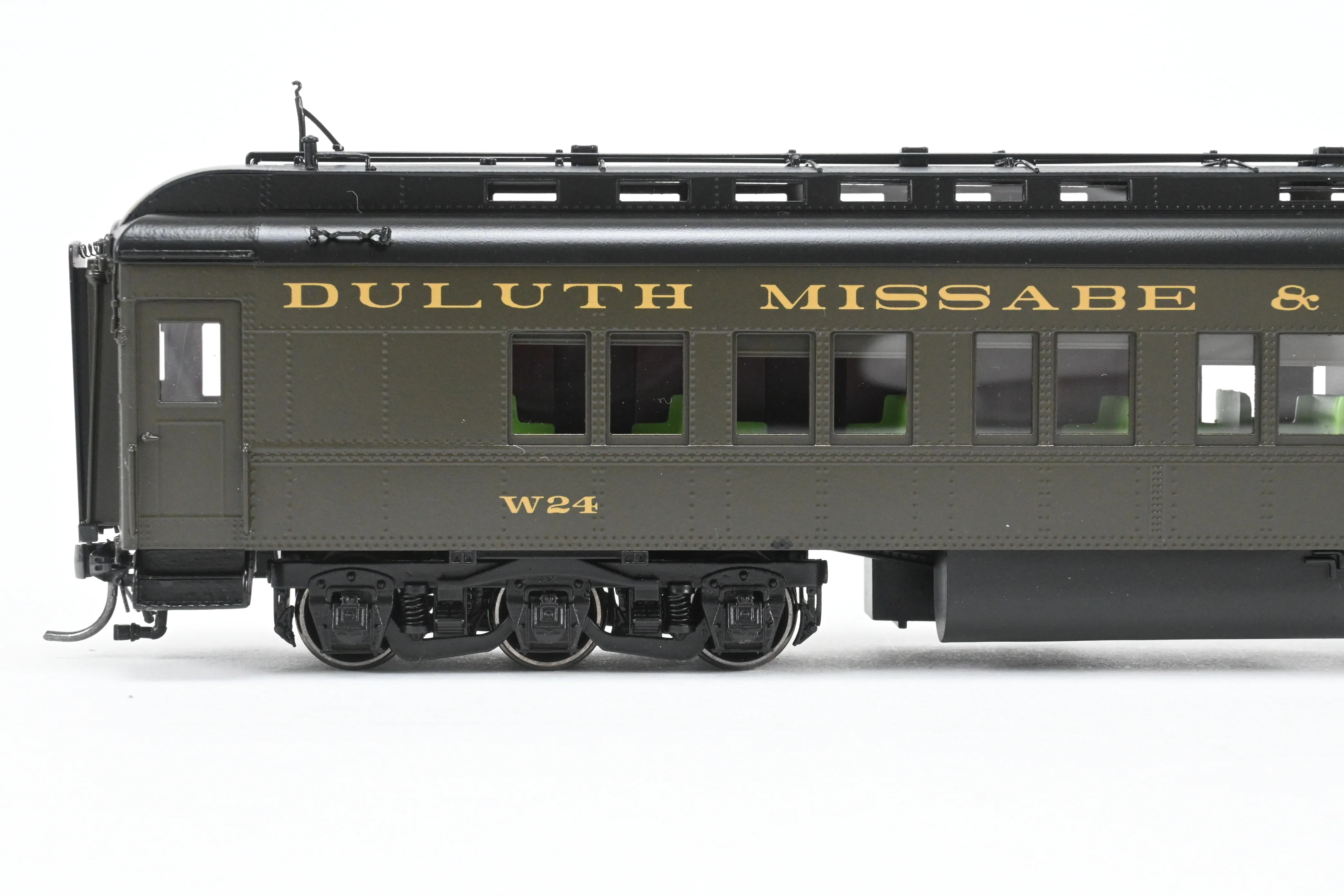 HO NEW Brass NBL - North Bank Line DM&IR - Duluth Missabe & Iron Range Business Car “Northland” with Combine W-24 Set FP - Image 34