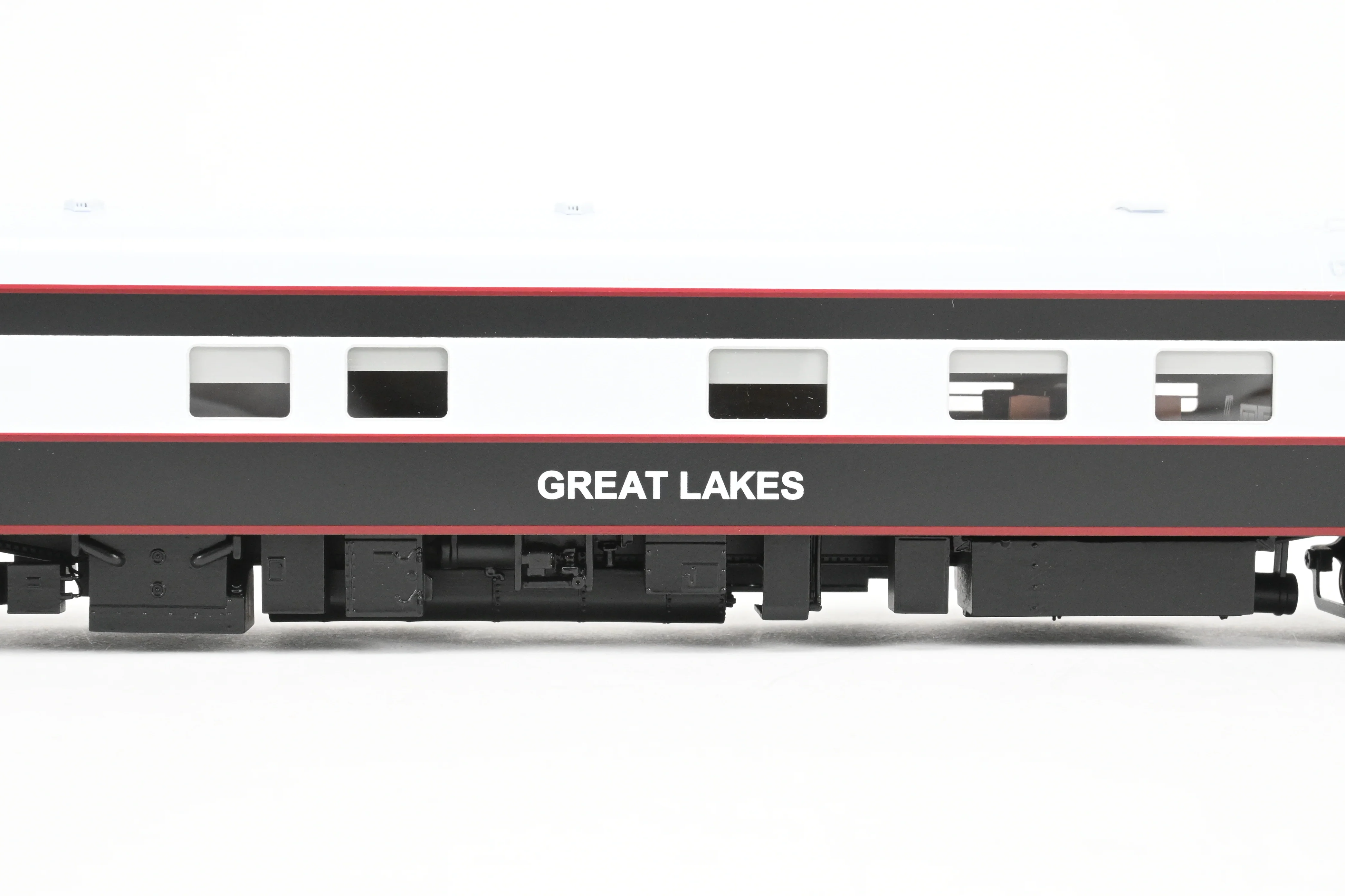 HO NEW Brass NBL - North Bank Line CNR - Canadian National Railway Business Car "Great Lakes” FP Black & White - Image 16