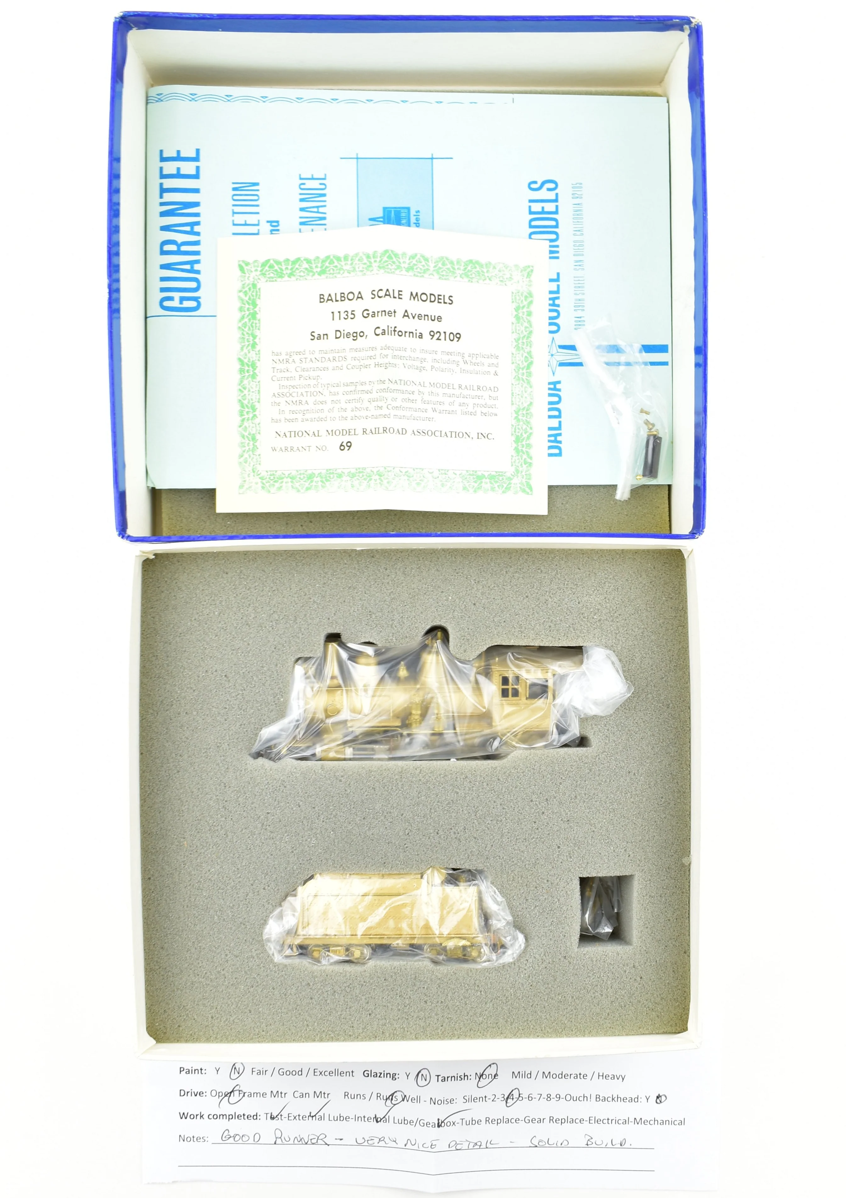 HOn3 Brass Balboa D&RGW - Denver & Rio Grande Western C-19 2-8-0 #340 - Image 19