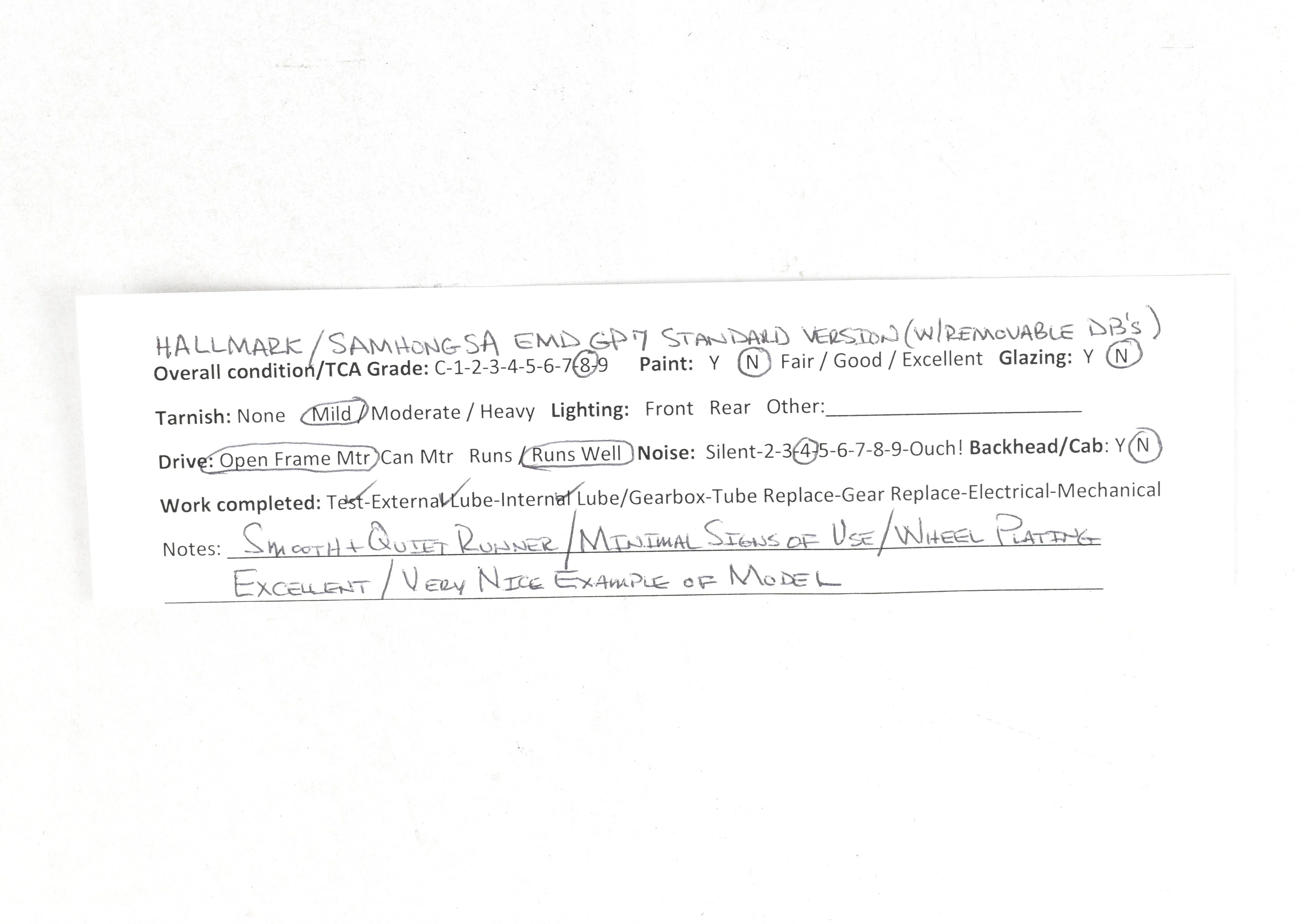 N Brass Hallmark Models Various Roads EMD GP-7 Standard Version with Removable Dynamic Brakes - Image 16