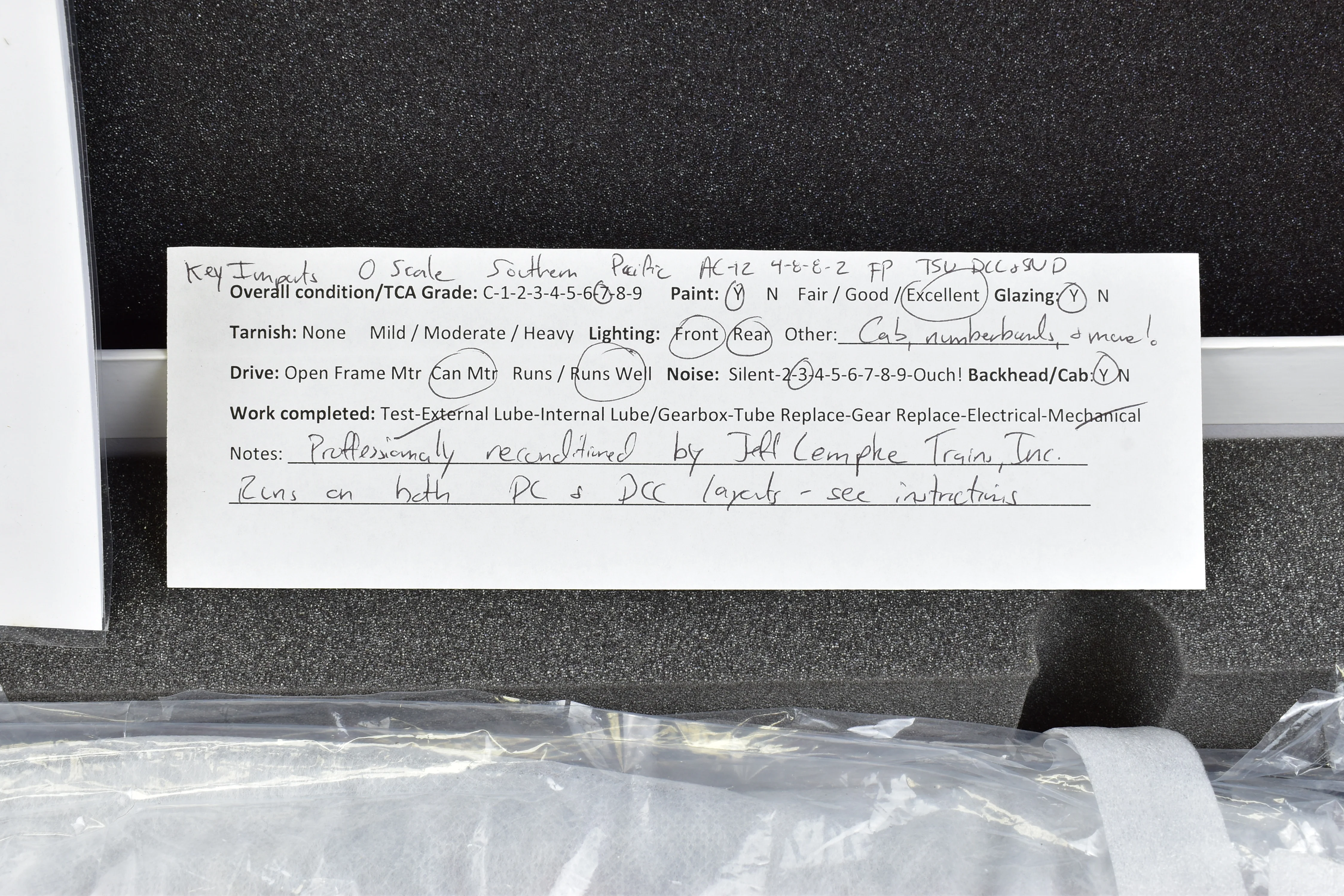 O Brass CON Key Model Imports SP - Southern Pacific AC-12 4-8-8-2 Cab Forward FP #4294 DCC & Sound FP - Image 31