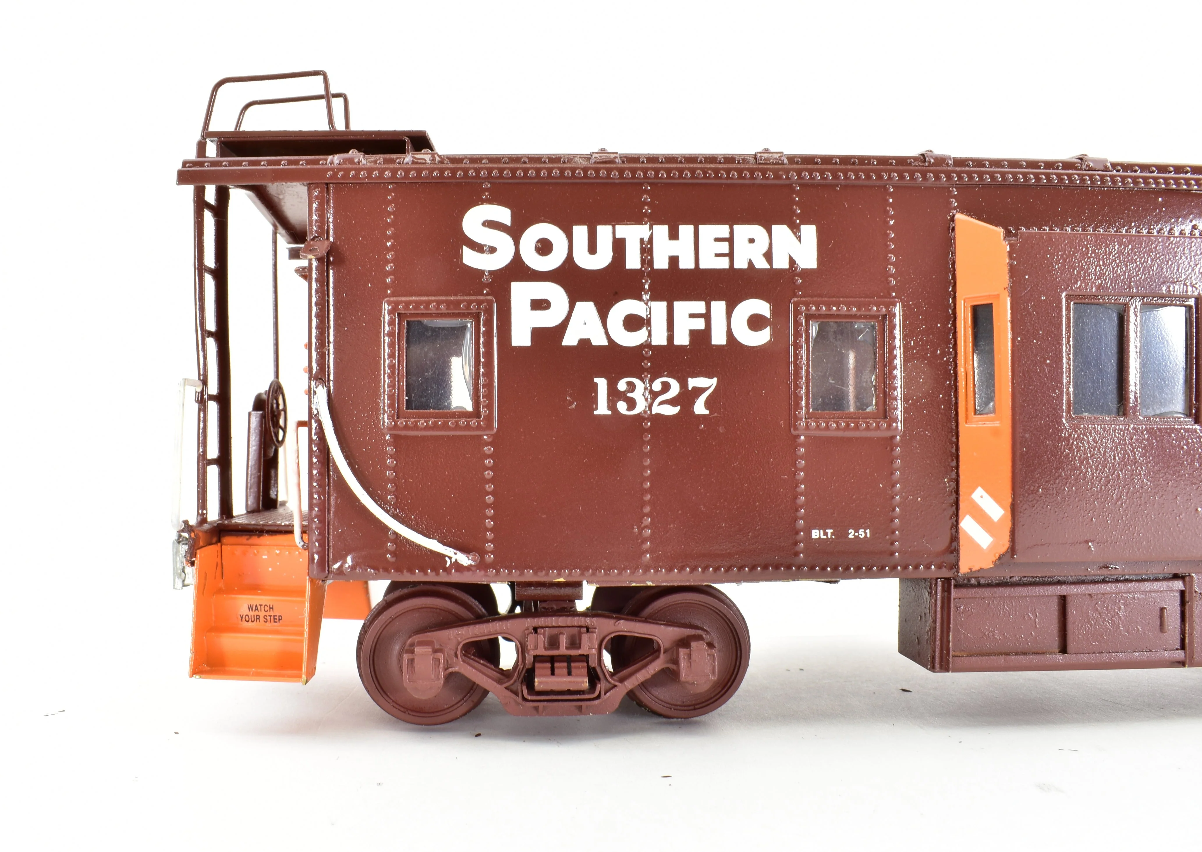O Brass CON Max Gray SP - Southern Pacific Bay Window Caboose Custom Painted NO BOX - Image 13